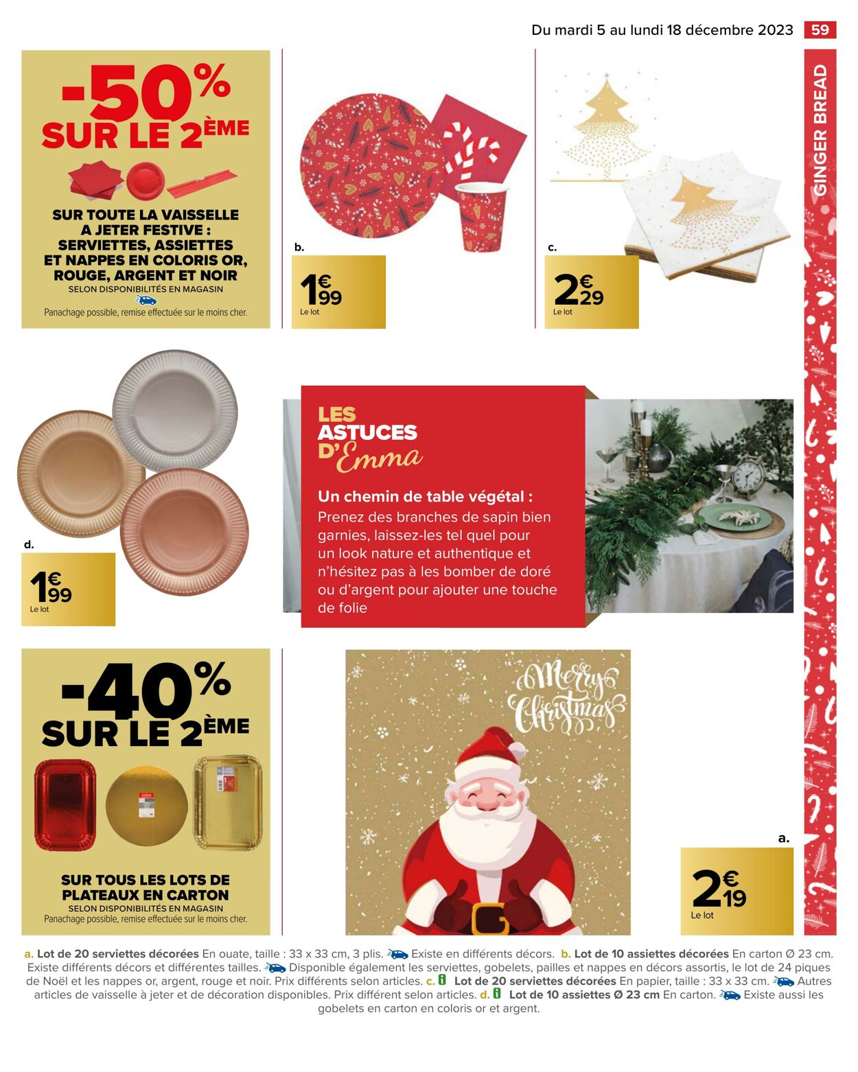 Carrefour Catalogue Promotionnel Noël 2023 Valable à partir du 05