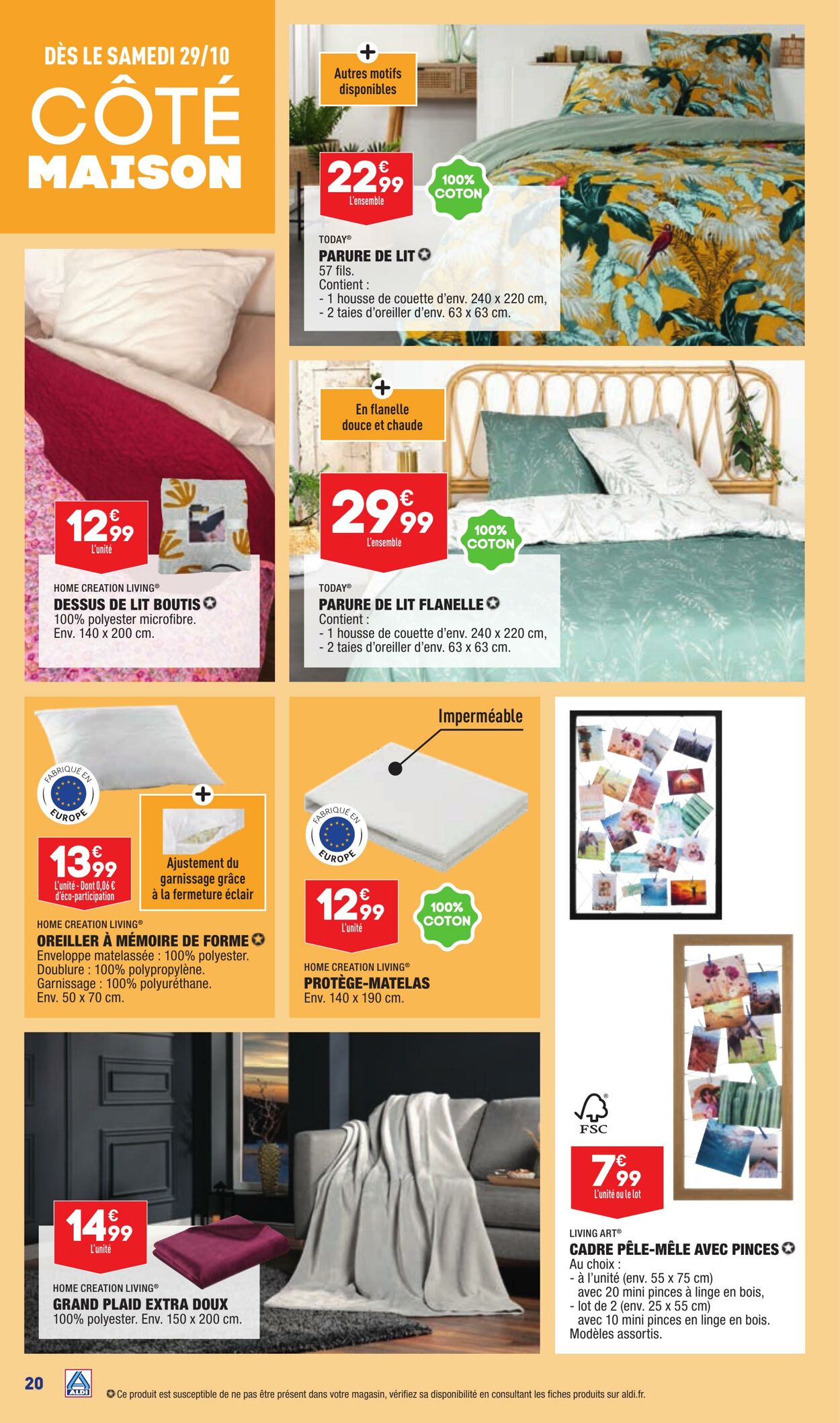 Catalogue Aldi 25.10.2022 - 31.10.2022