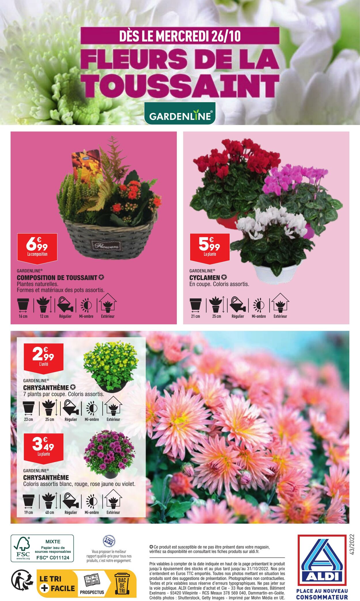 Catalogue Aldi 25.10.2022 - 31.10.2022