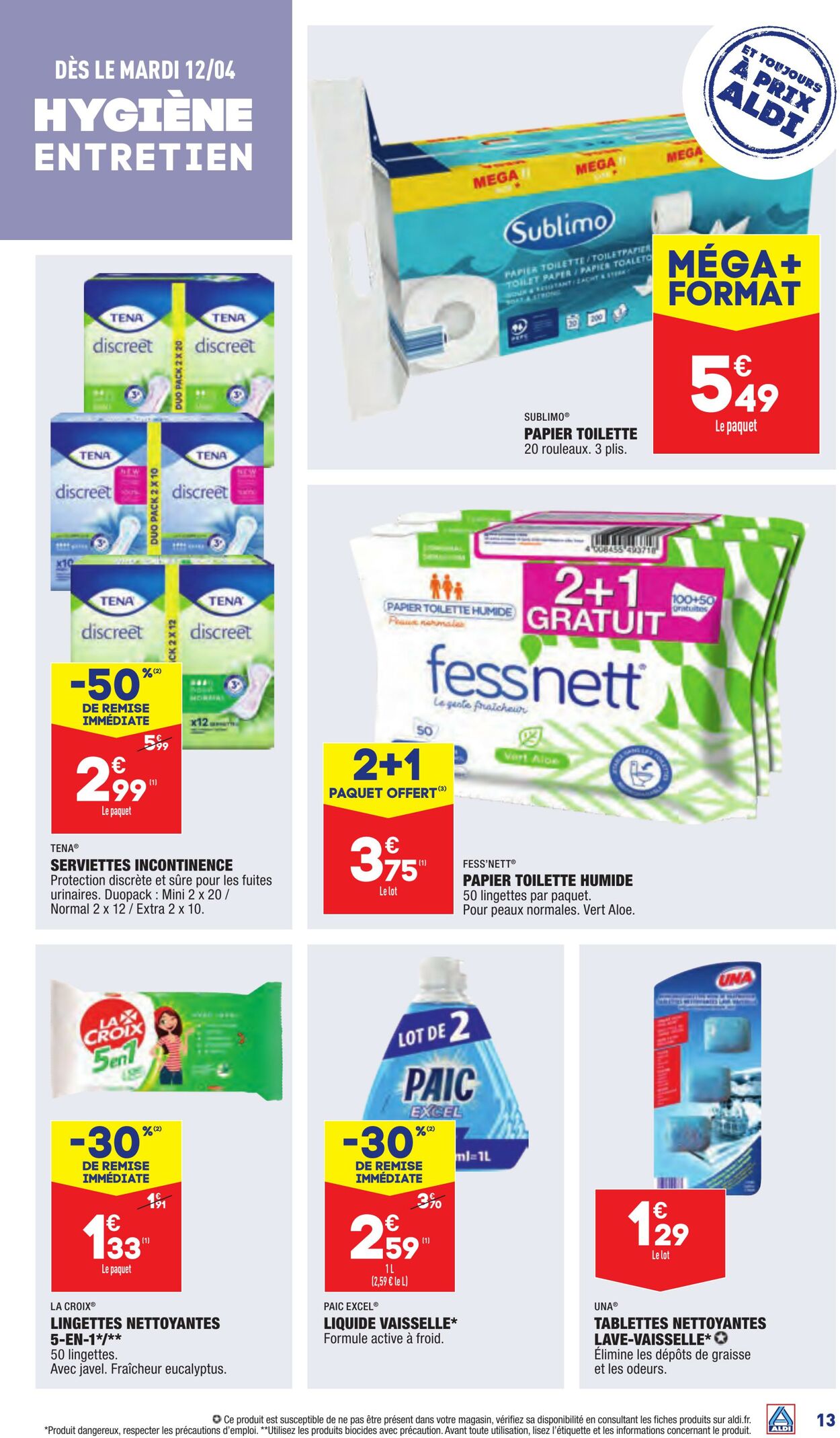 Catalogue Aldi 12.04.2022 - 18.04.2022