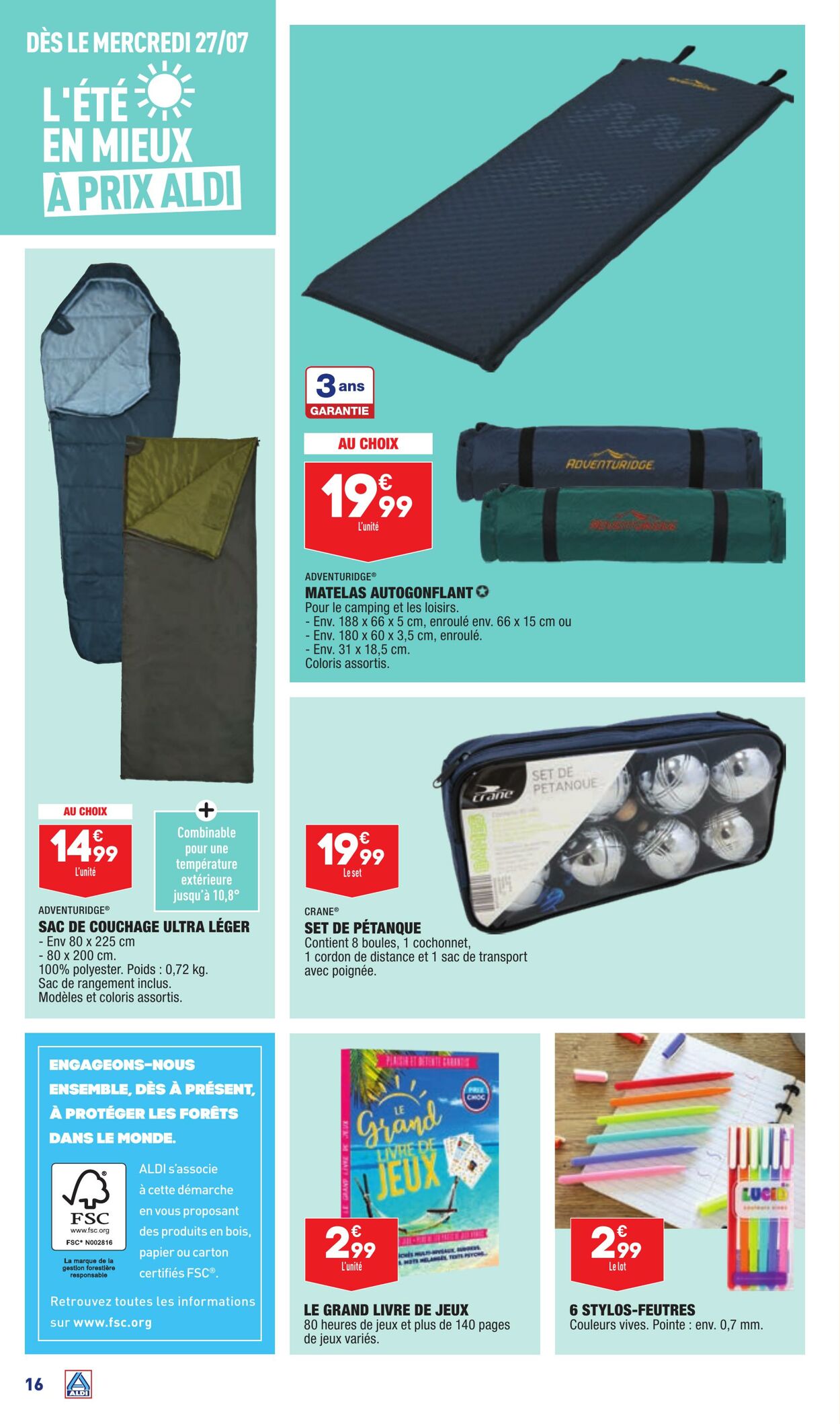 Catalogue Aldi 26.07.2022 - 01.08.2022