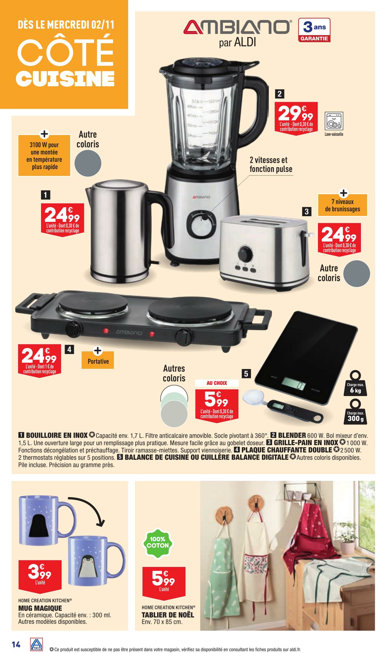 Catalogue Aldi 01.11.2022 - 07.11.2022