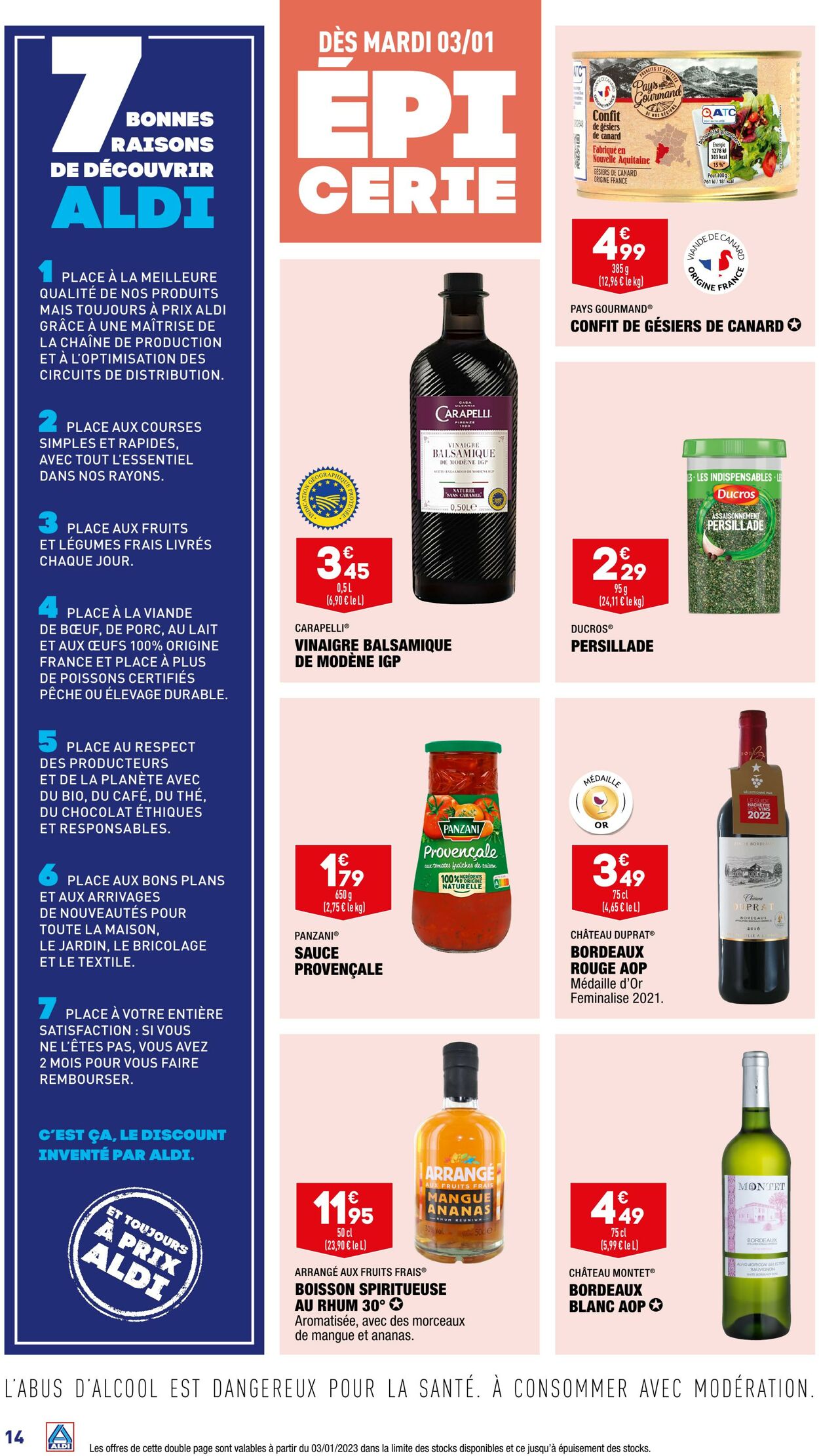 Catalogue Aldi 03.01.2023 - 09.01.2023