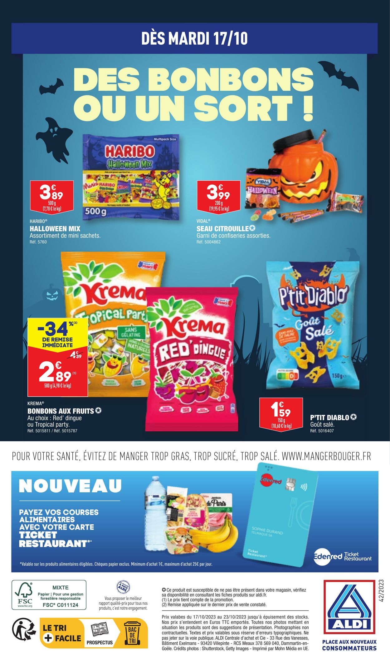 Catalogue Aldi 17.10.2023 - 23.10.2023