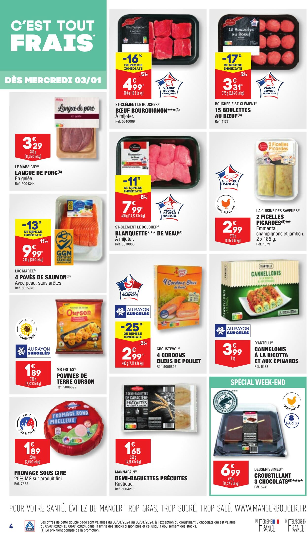 Catalogue Aldi 03.01.2024 - 08.01.2024