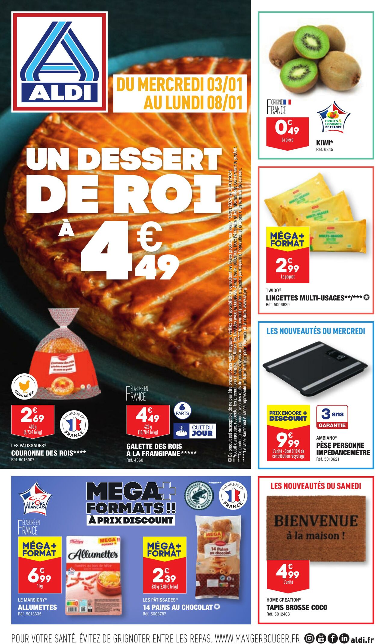 Catalogue Aldi 03.01.2024 - 08.01.2024