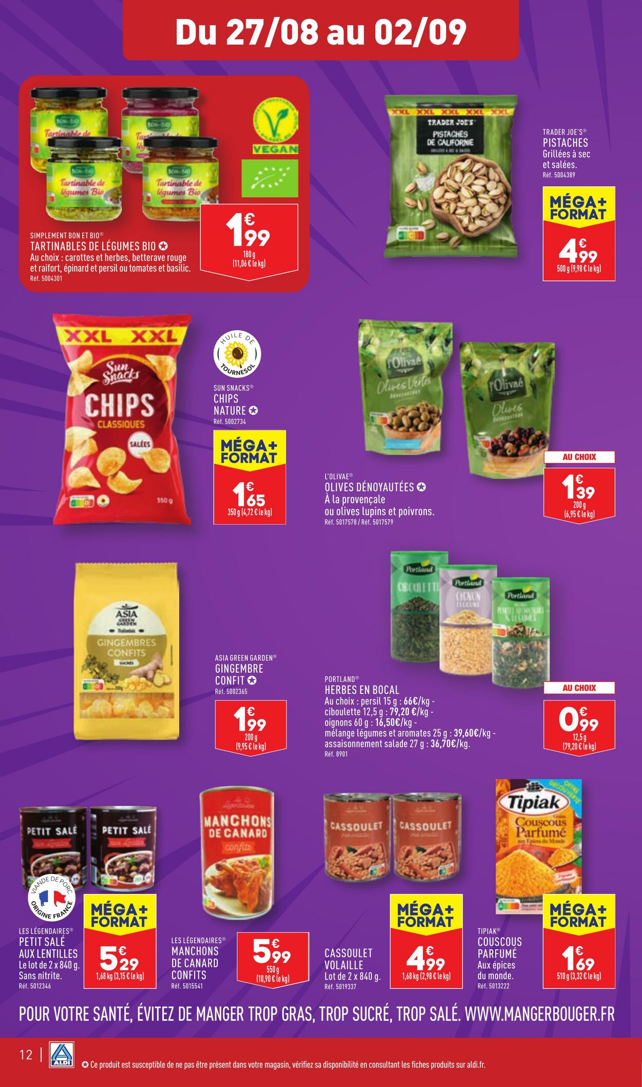 Catalogue Aldi 27.08.2024 - 02.09.2024