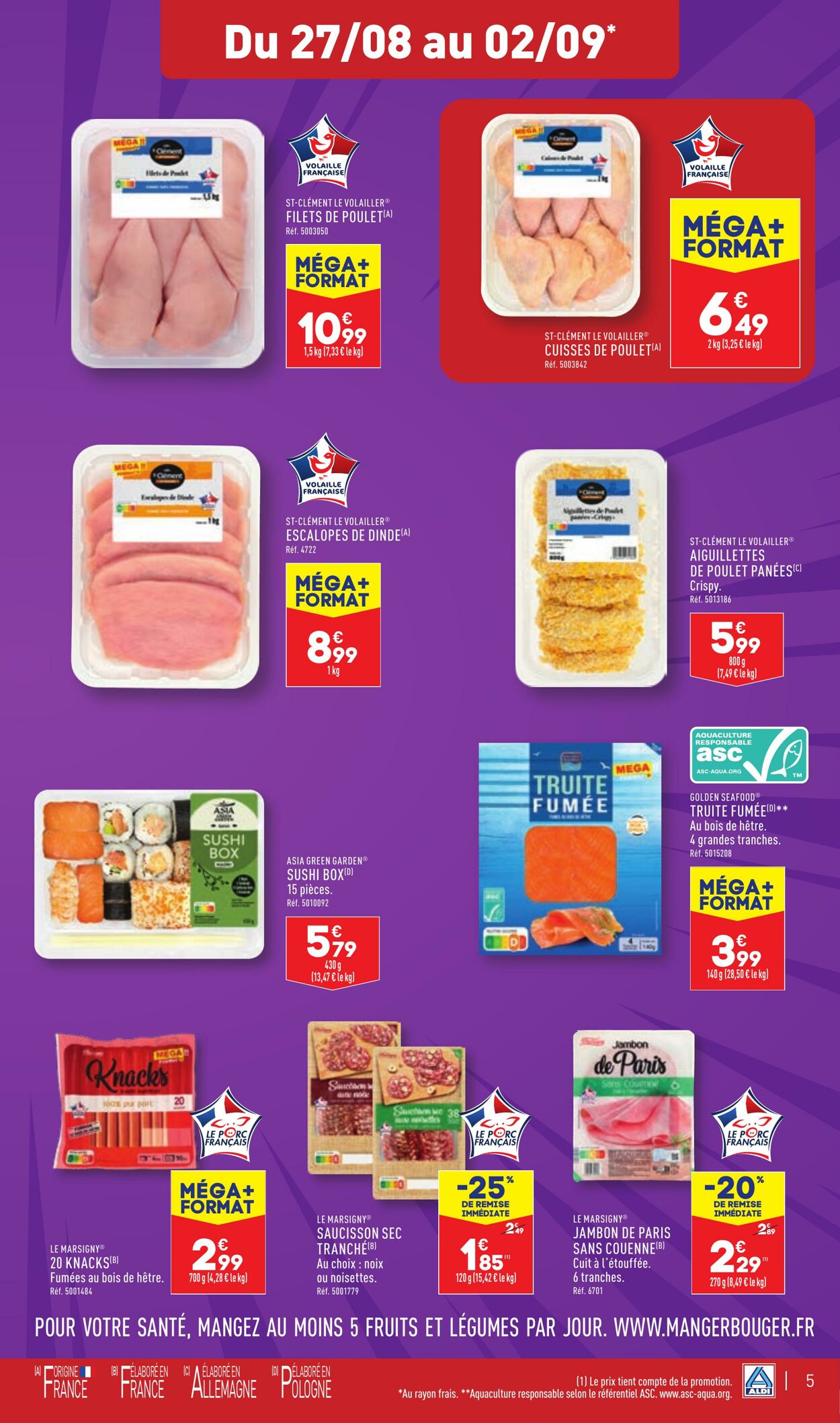 Catalogue Aldi 27.08.2024 - 02.09.2024