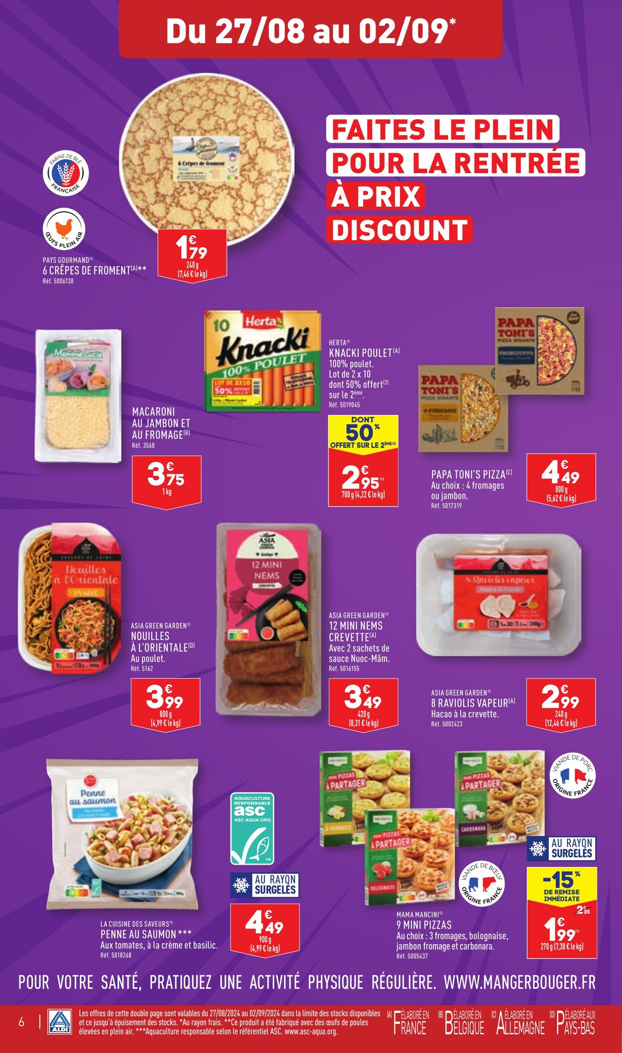 Catalogue Aldi 27.08.2024 - 02.09.2024