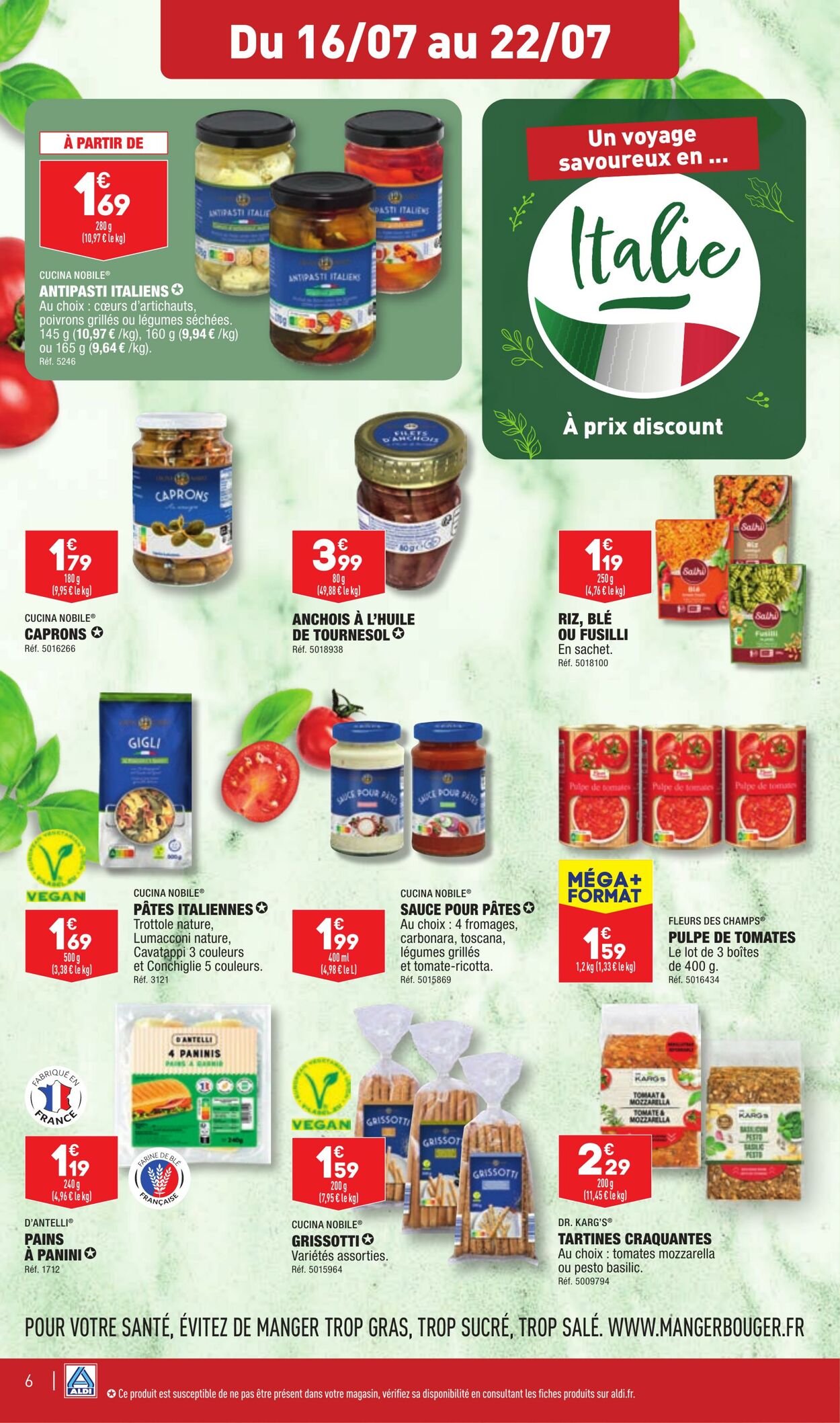 Catalogue Aldi 16.07.2024 - 22.07.2024