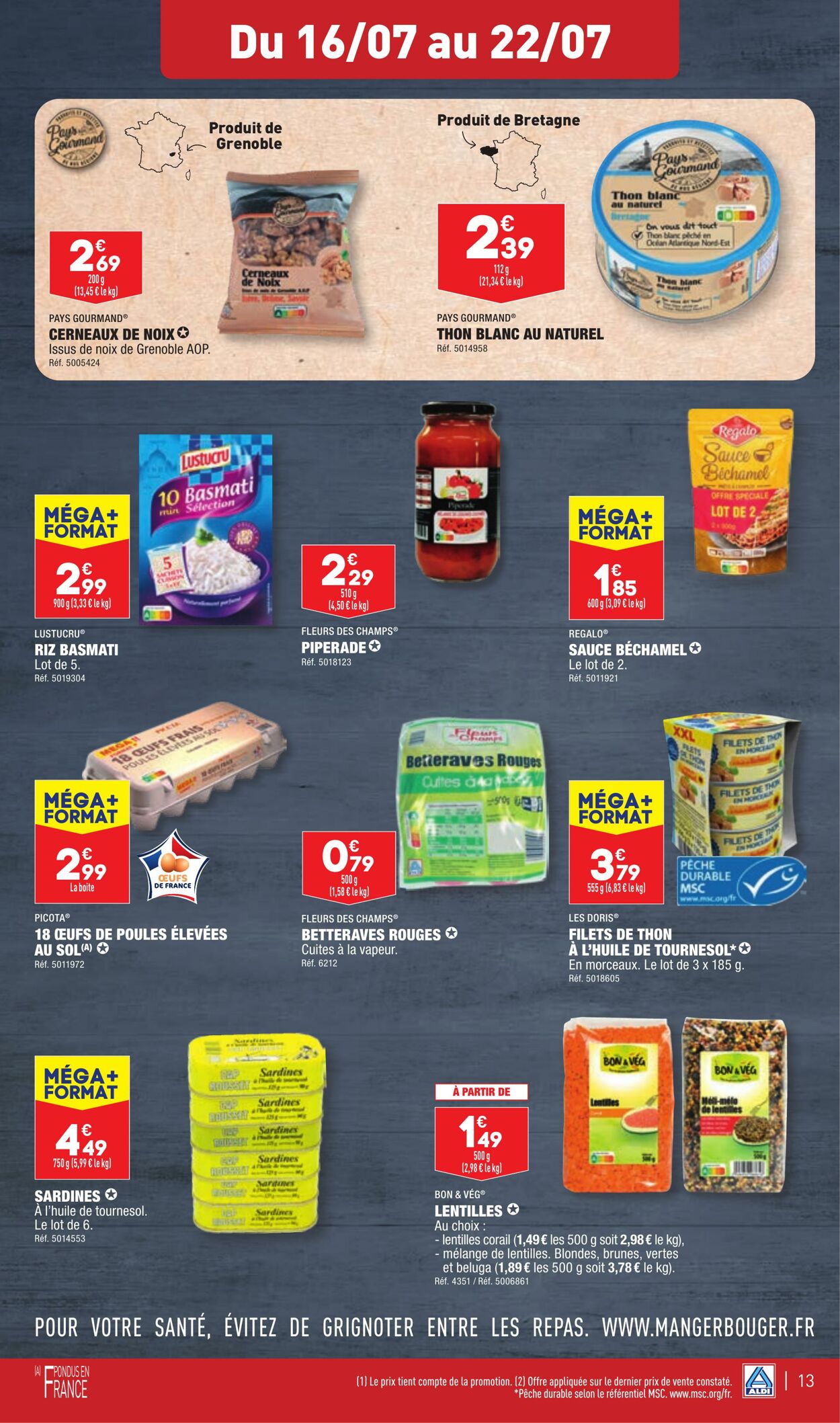 Catalogue Aldi 16.07.2024 - 22.07.2024