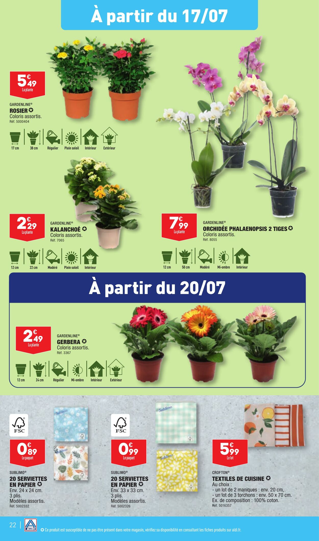 Catalogue Aldi 16.07.2024 - 22.07.2024