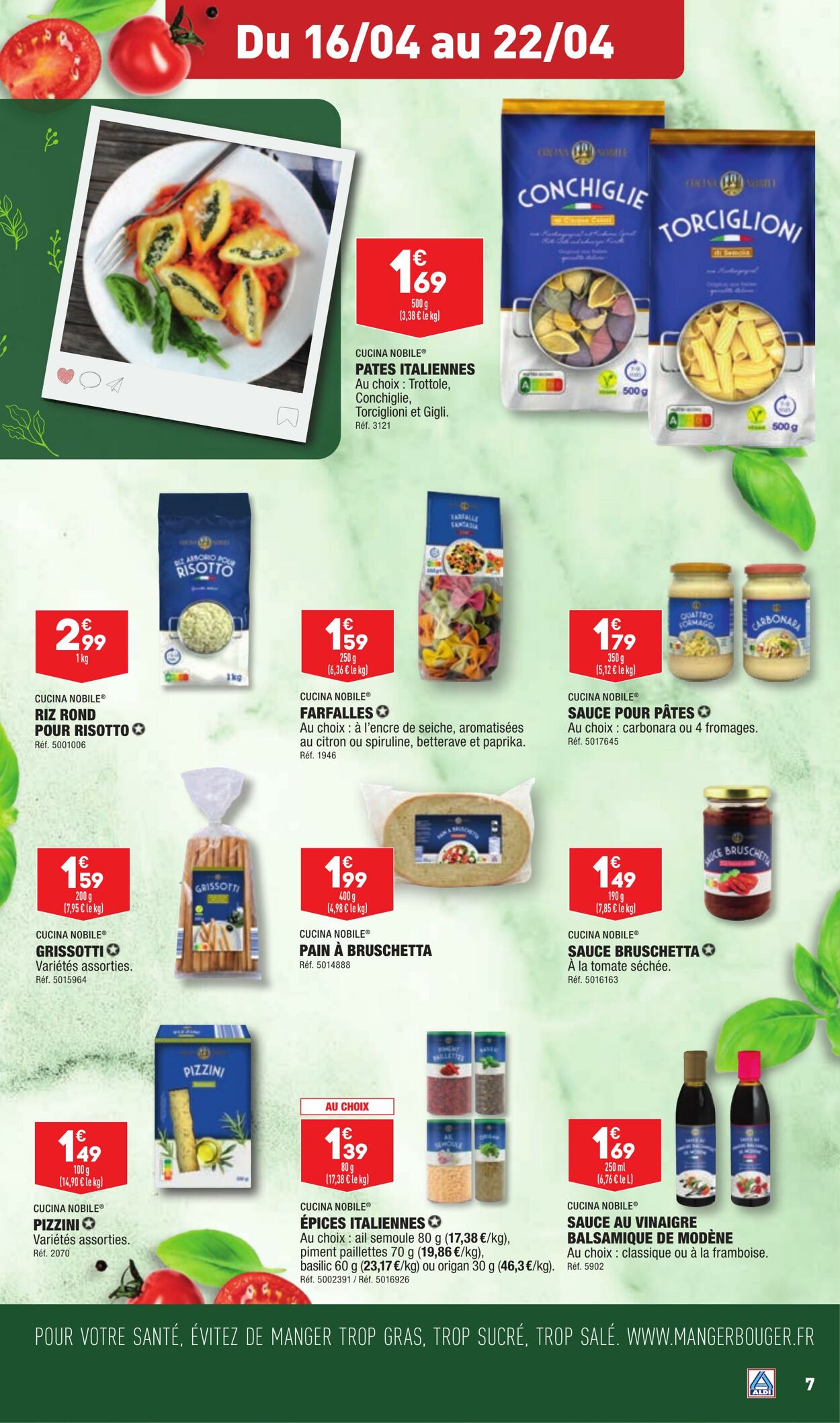 Catalogue Aldi 16.04.2024 - 22.04.2024