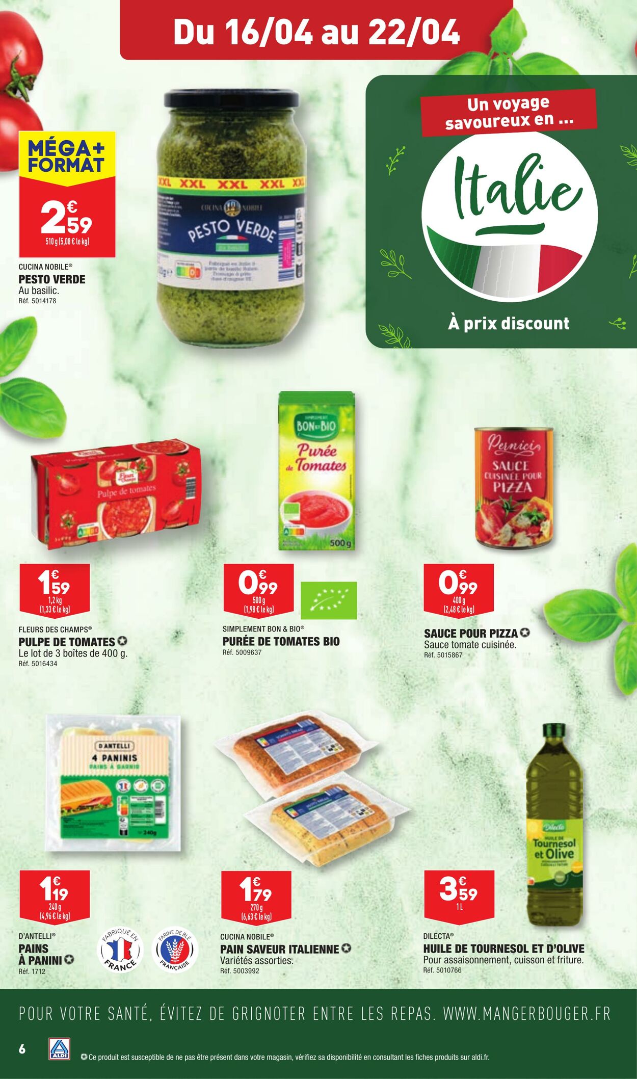 Catalogue Aldi 16.04.2024 - 22.04.2024