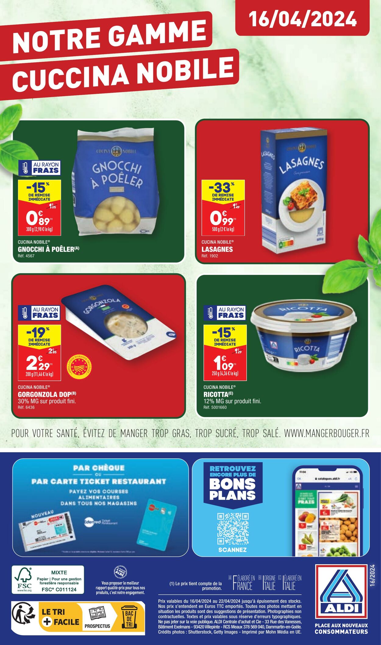 Catalogue Aldi 16.04.2024 - 22.04.2024