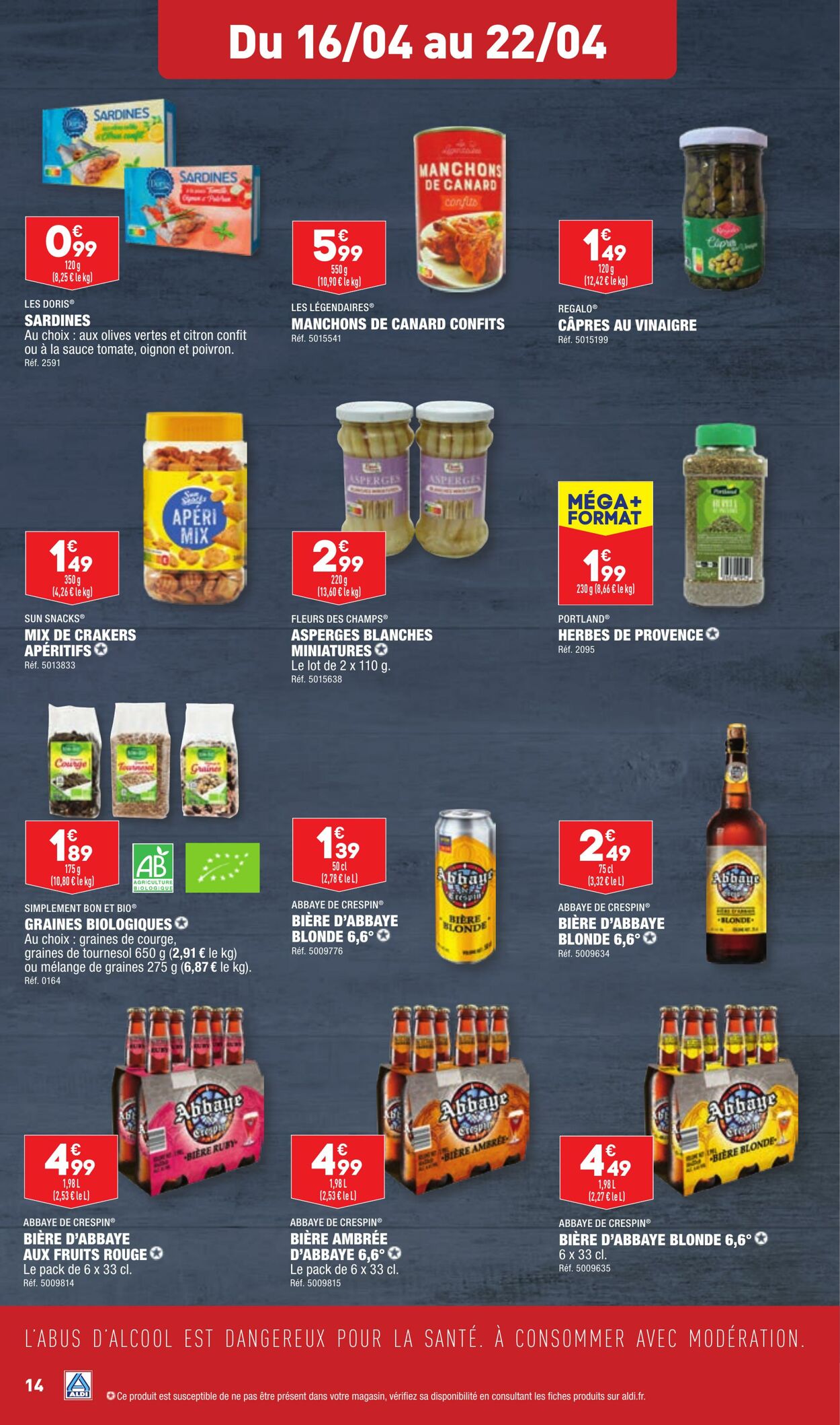 Catalogue Aldi 16.04.2024 - 22.04.2024