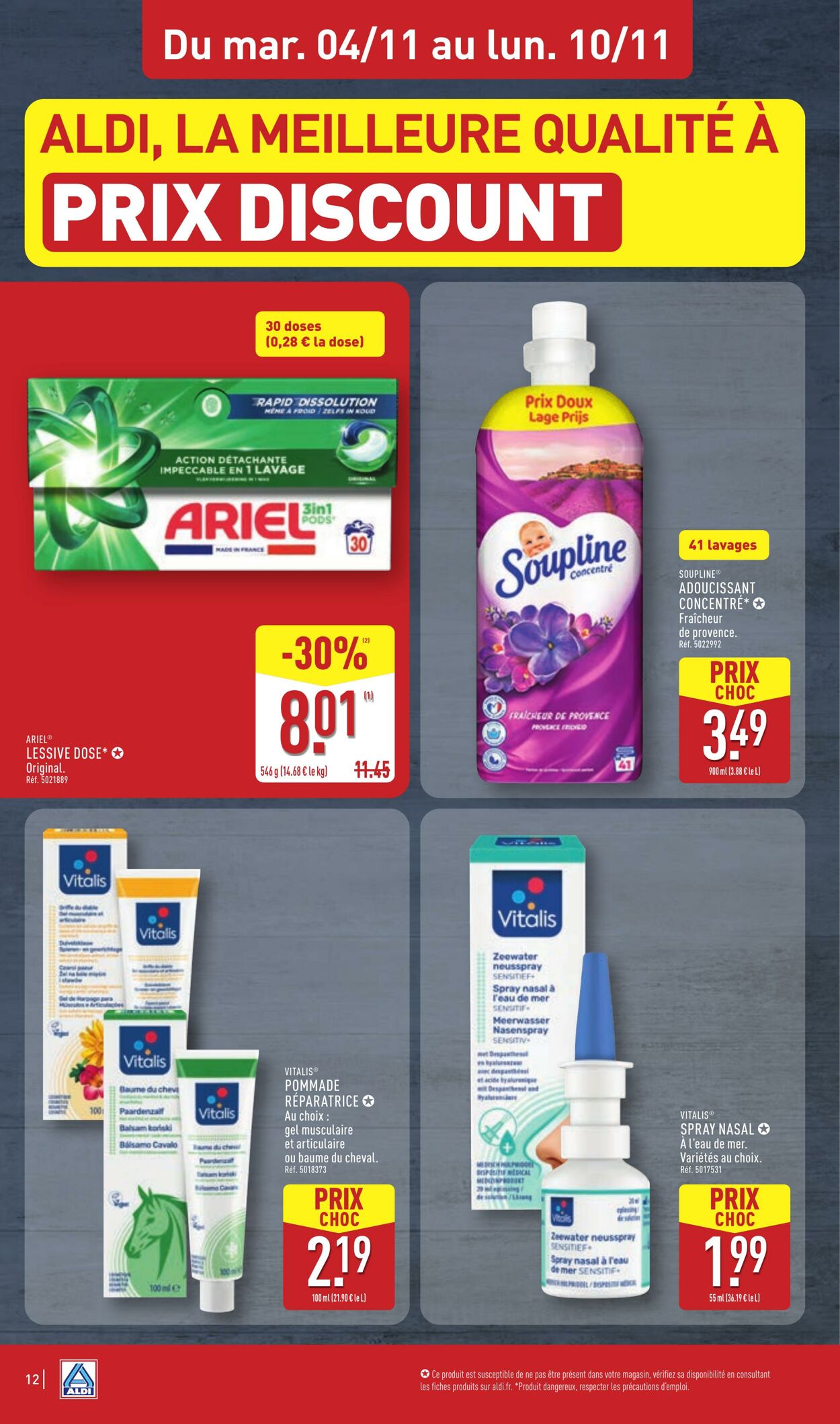 Catalogue Aldi 28.10.2025 - 03.11.2025