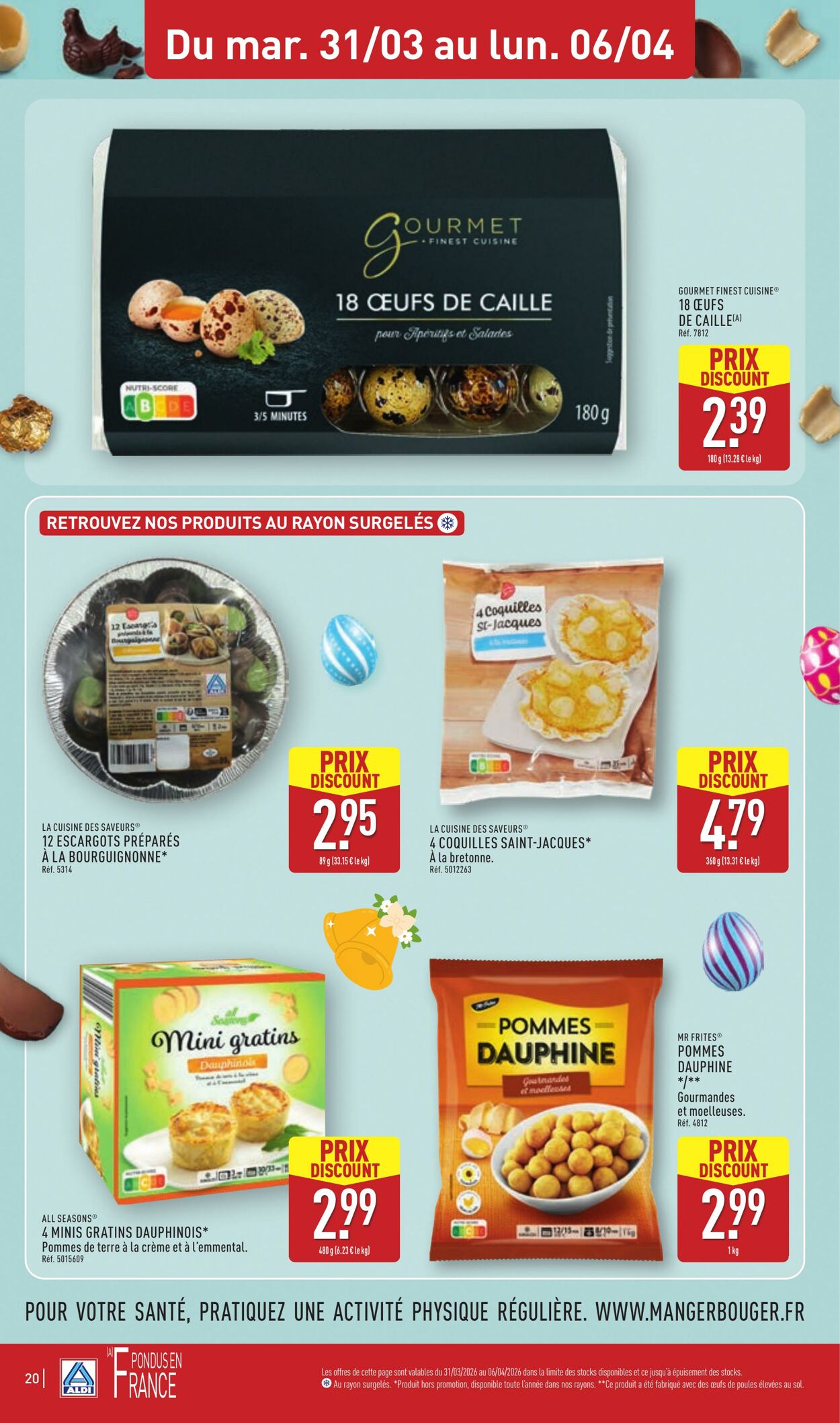 Catalogue Aldi 31.03.2026 - 06.04.2026