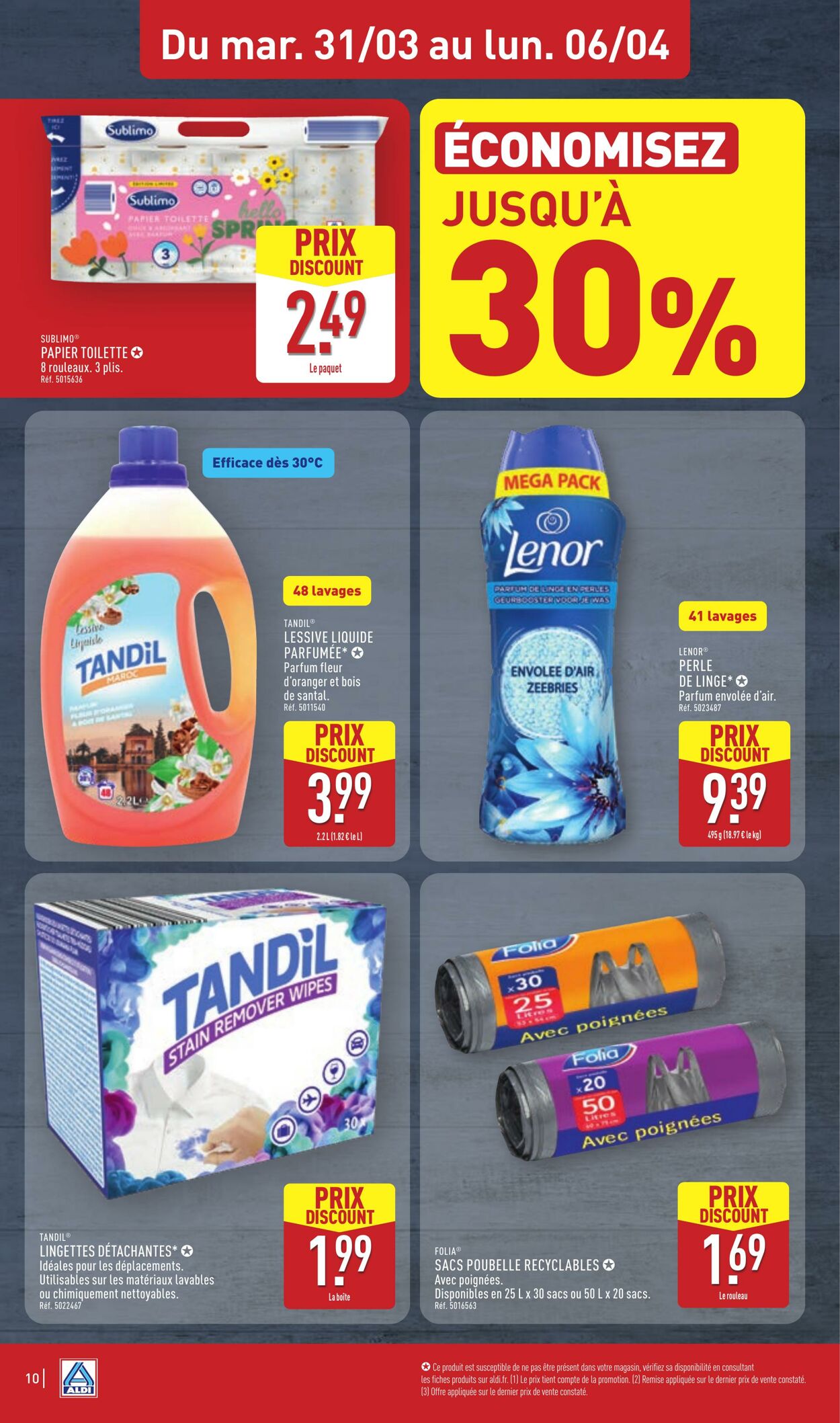 Catalogue Aldi 31.03.2026 - 06.04.2026
