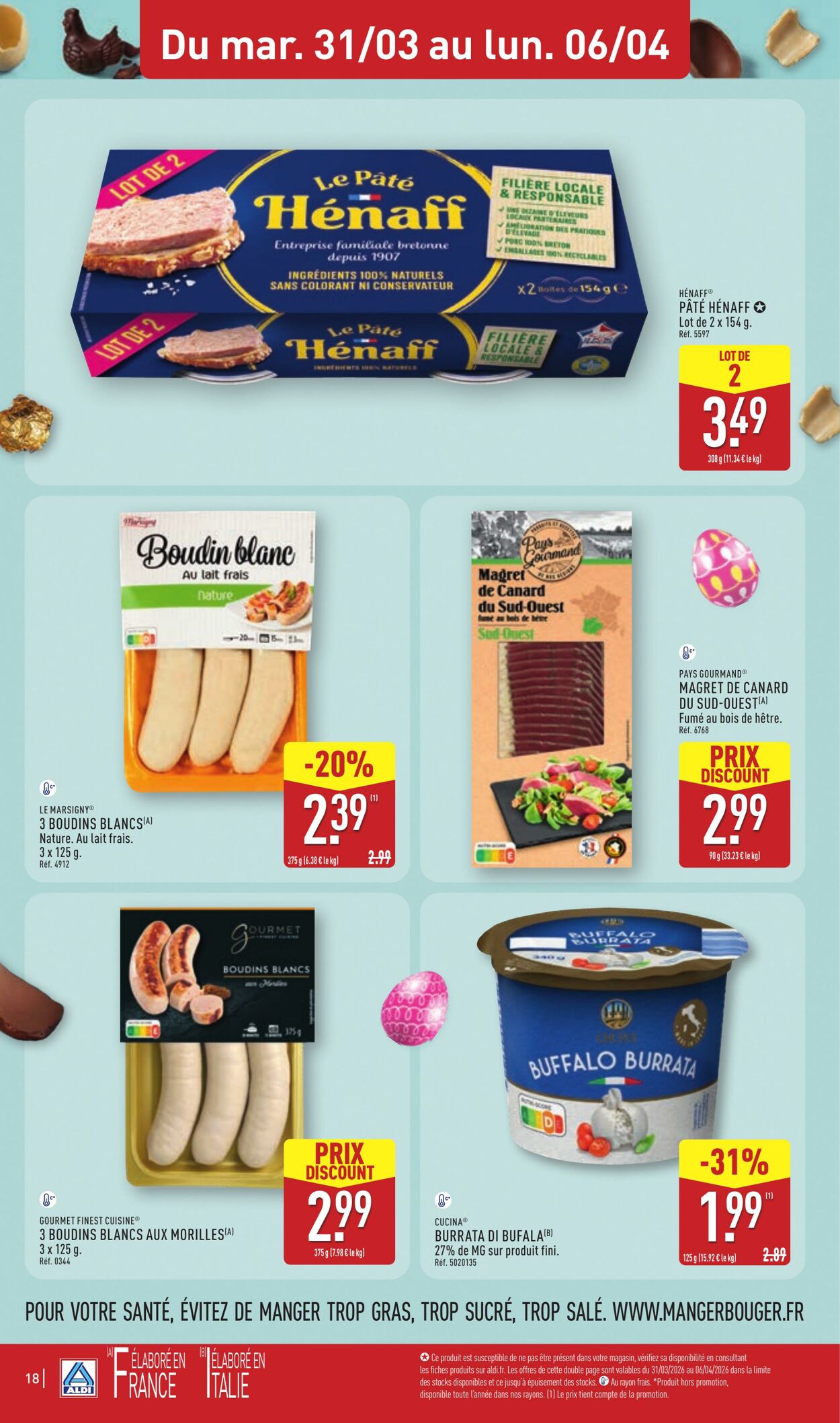 Catalogue Aldi 31.03.2026 - 06.04.2026