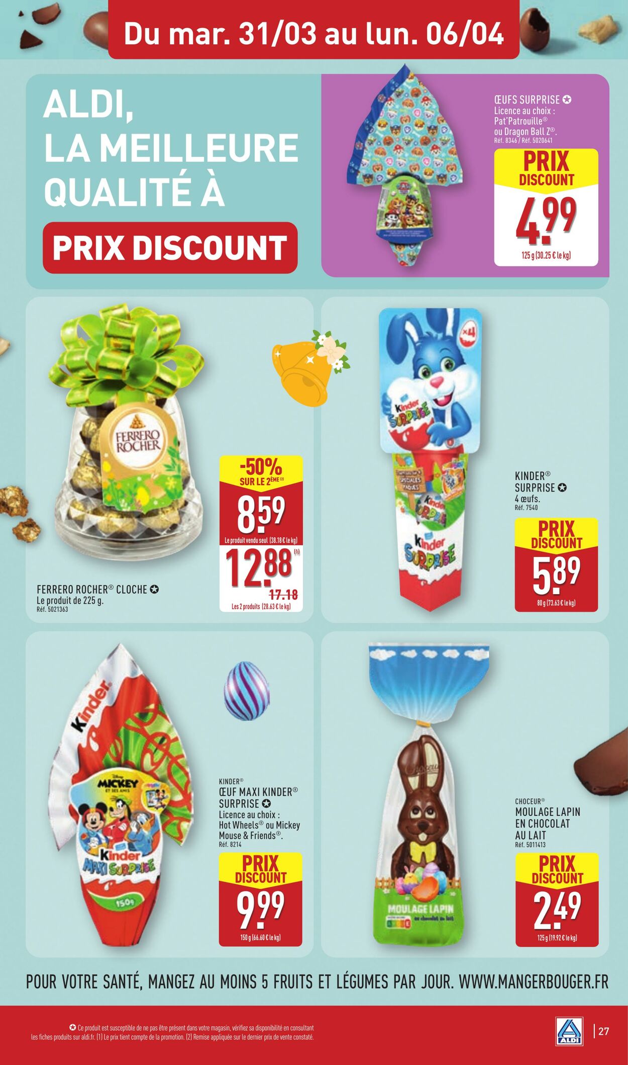 Catalogue Aldi 31.03.2026 - 06.04.2026