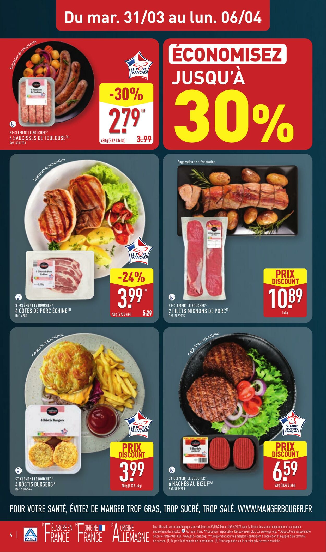 Catalogue Aldi 31.03.2026 - 06.04.2026