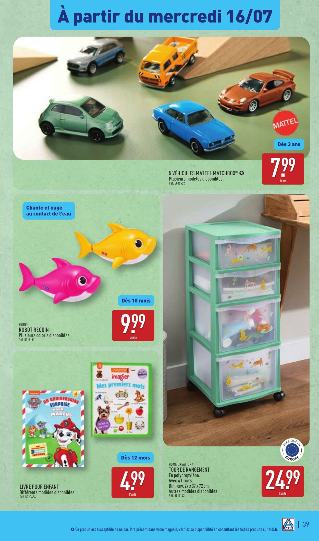 Catalogue Aldi 08.07.2025 - 14.07.2025