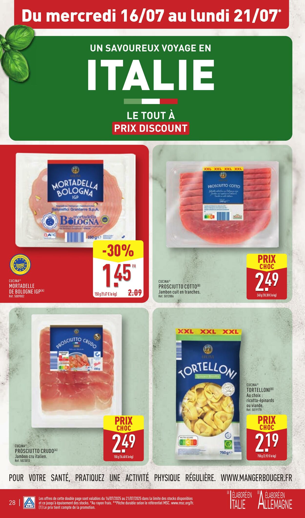 Catalogue Aldi 08.07.2025 - 14.07.2025