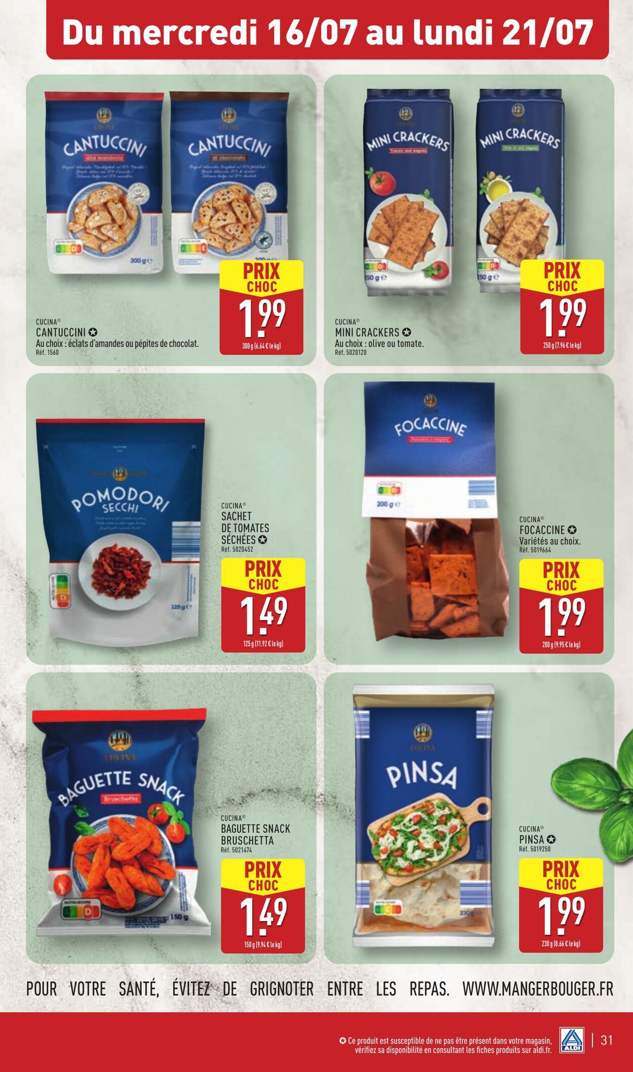 Catalogue Aldi 08.07.2025 - 14.07.2025