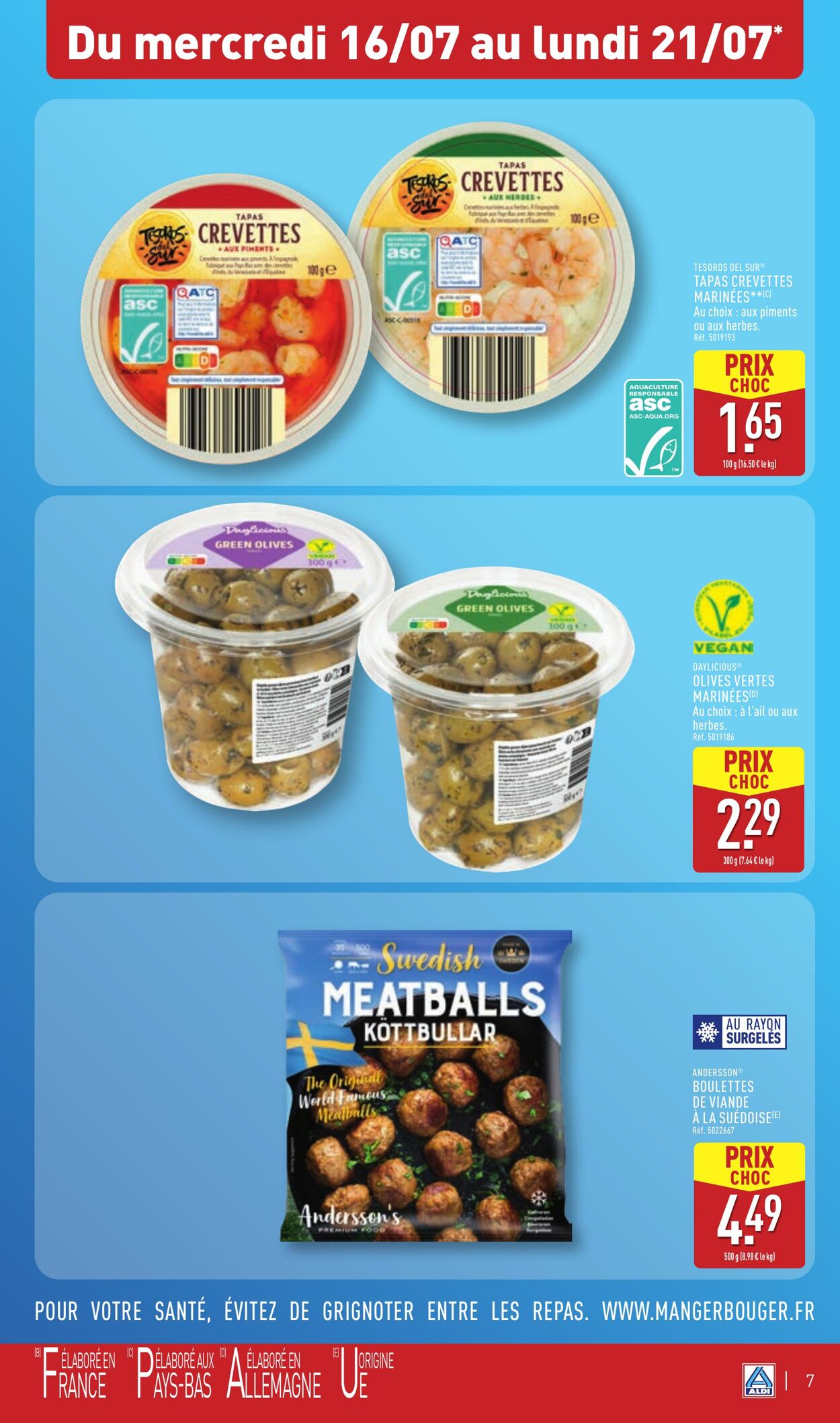 Catalogue Aldi 08.07.2025 - 14.07.2025