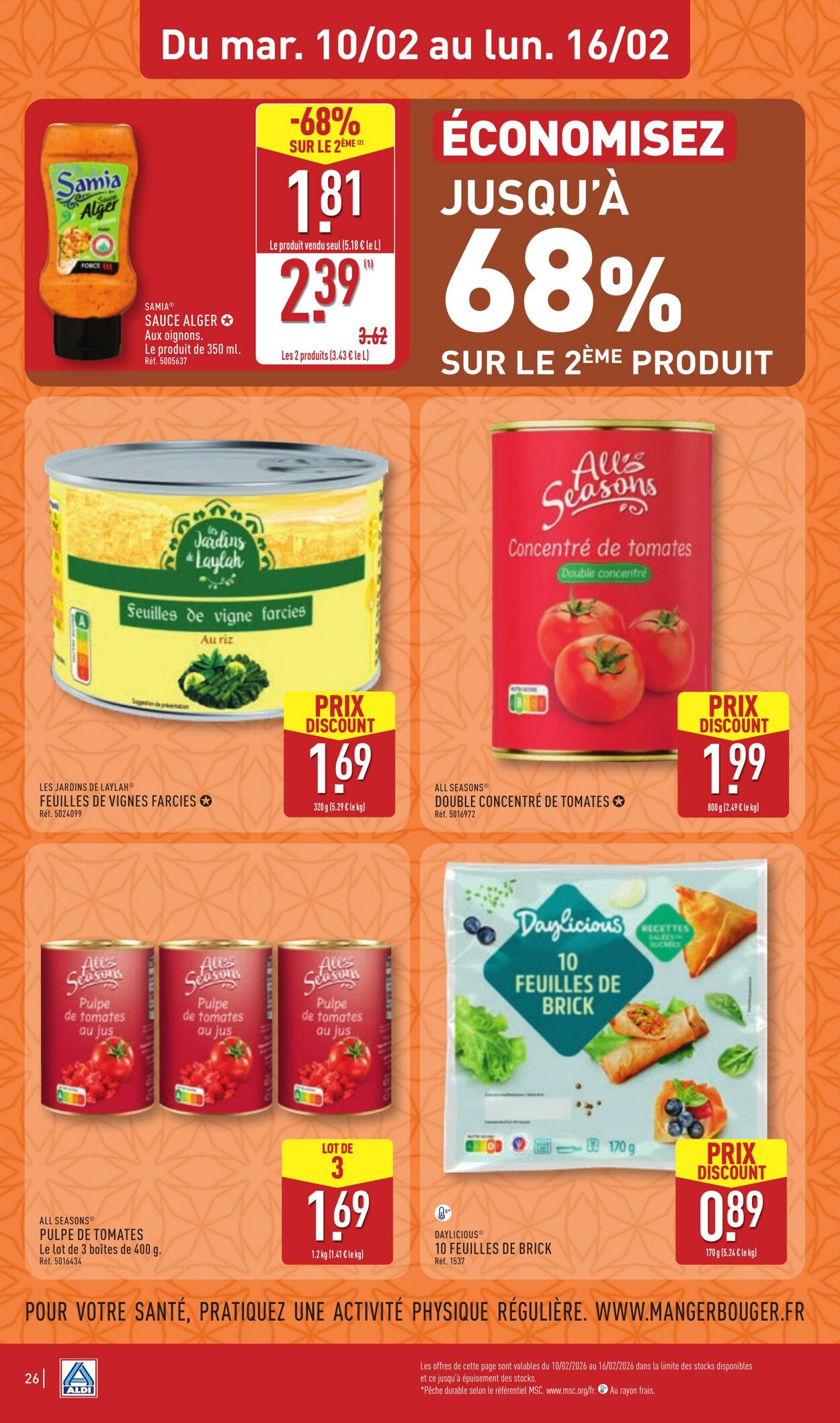 Catalogue Aldi 10.02.2026 - 16.02.2026