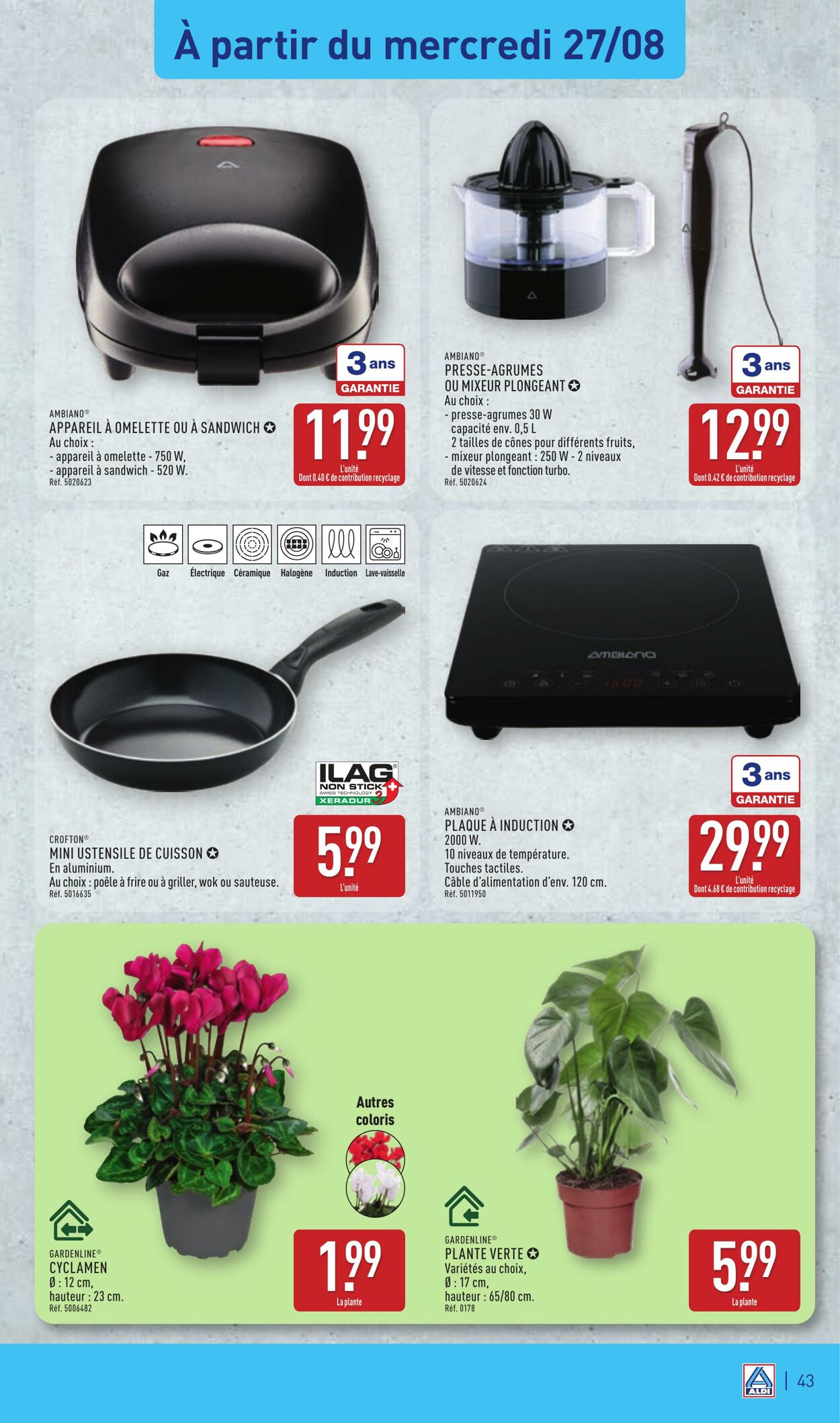 Catalogue Aldi 19.08.2025 - 25.08.2025