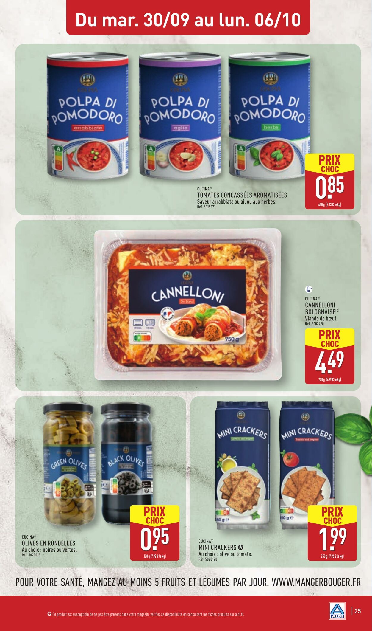 Catalogue Aldi 30.09.2025 - 06.10.2025