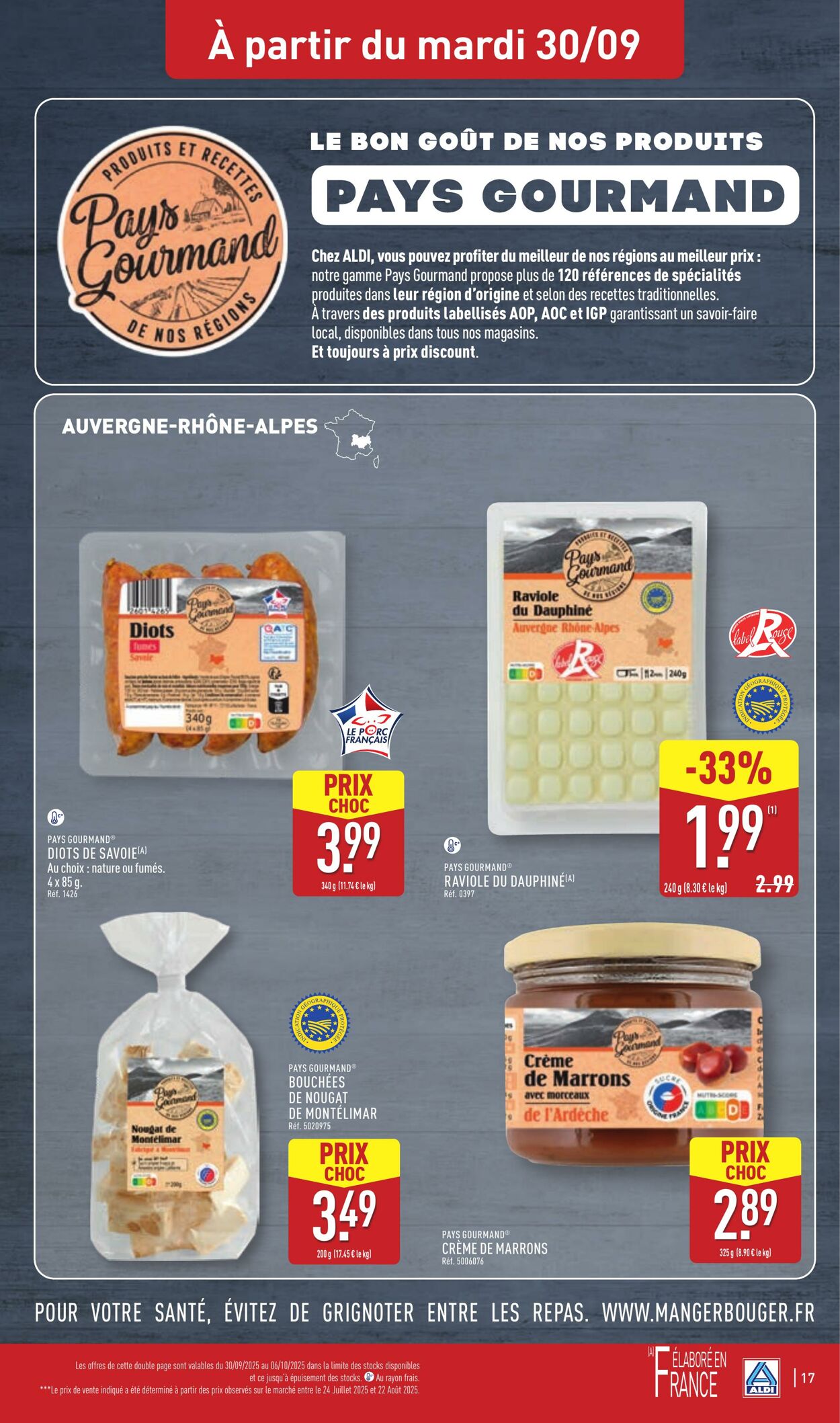 Catalogue Aldi 30.09.2025 - 06.10.2025