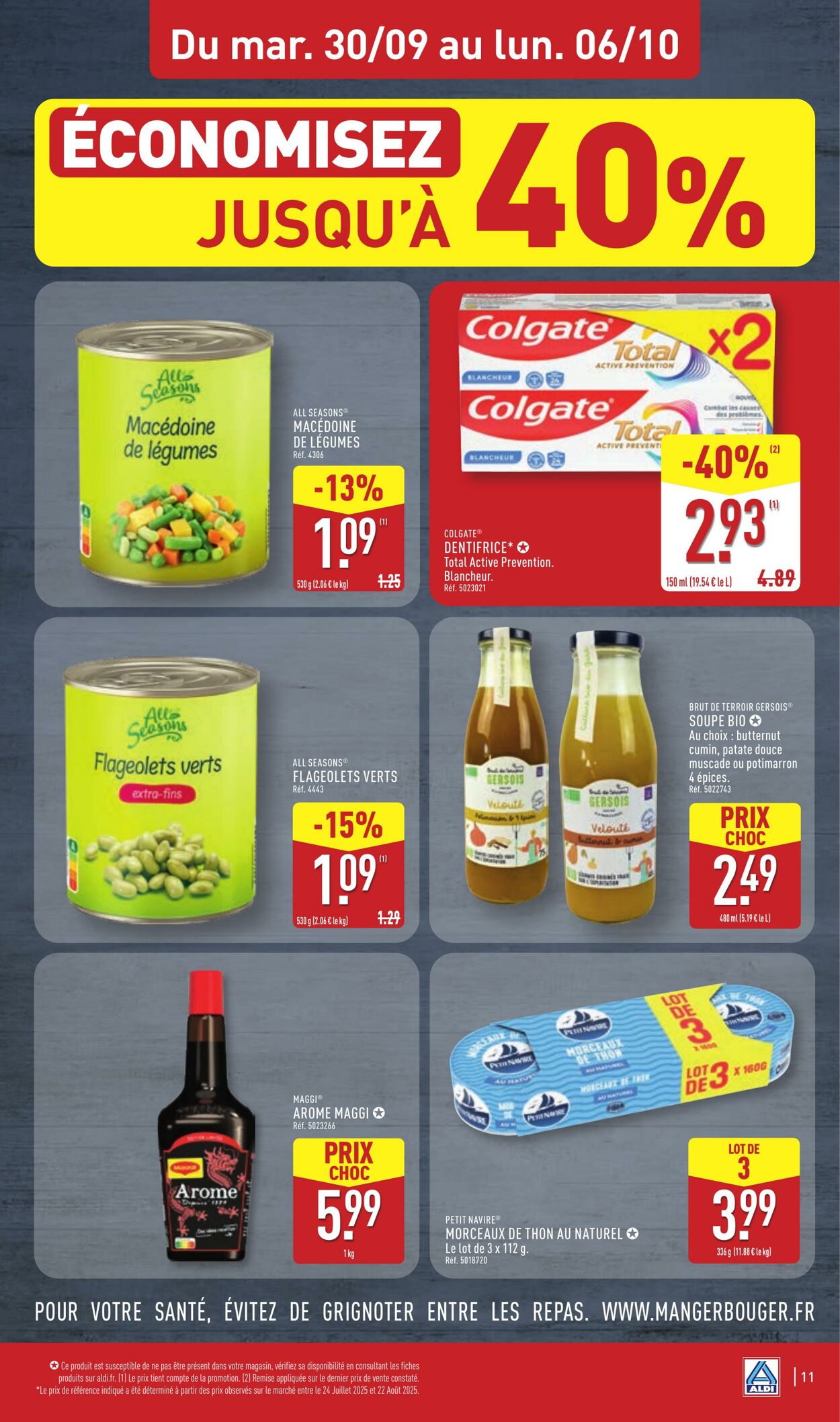 Catalogue Aldi 30.09.2025 - 06.10.2025