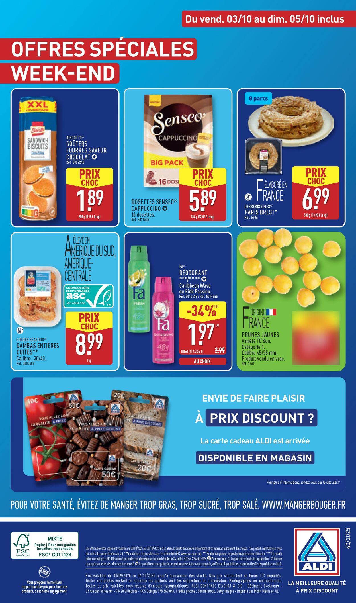 Catalogue Aldi 30.09.2025 - 06.10.2025