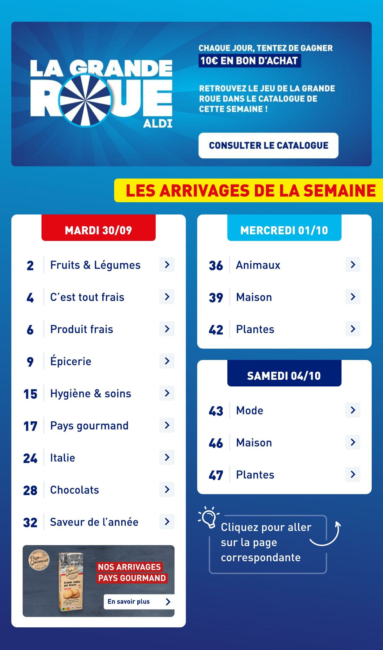 Catalogue Aldi 30.09.2025 - 06.10.2025