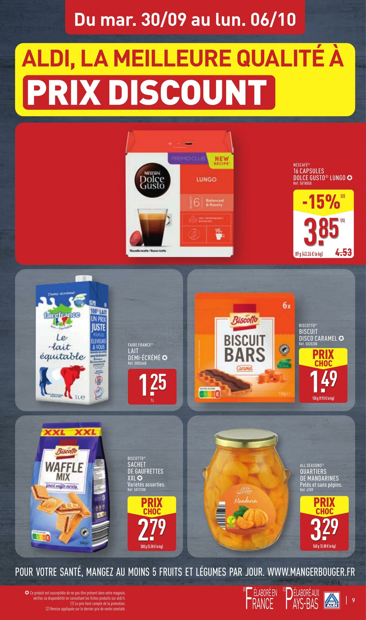Catalogue Aldi 30.09.2025 - 06.10.2025