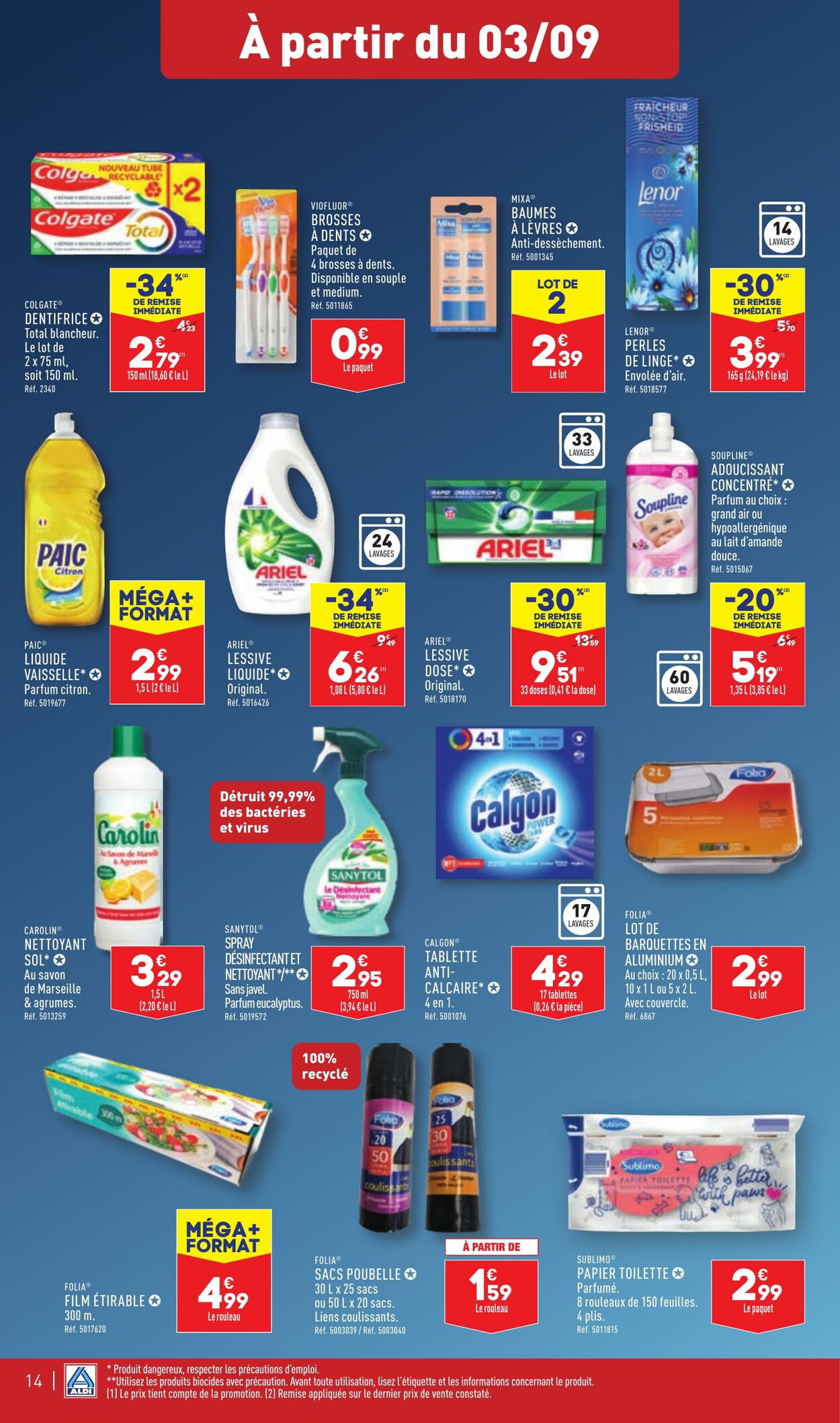 Catalogue Aldi 27.08.2024 - 02.09.2024