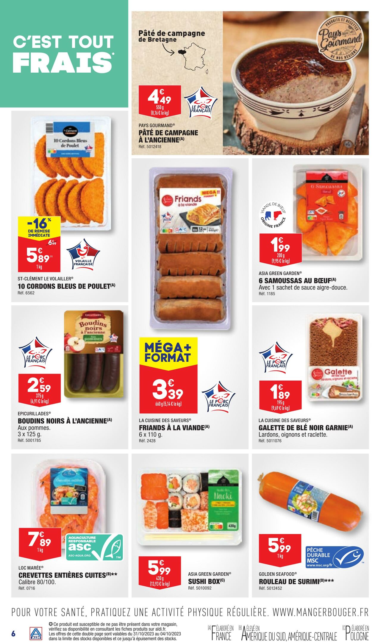 Catalogue Aldi 31.10.2023 - 06.11.2023