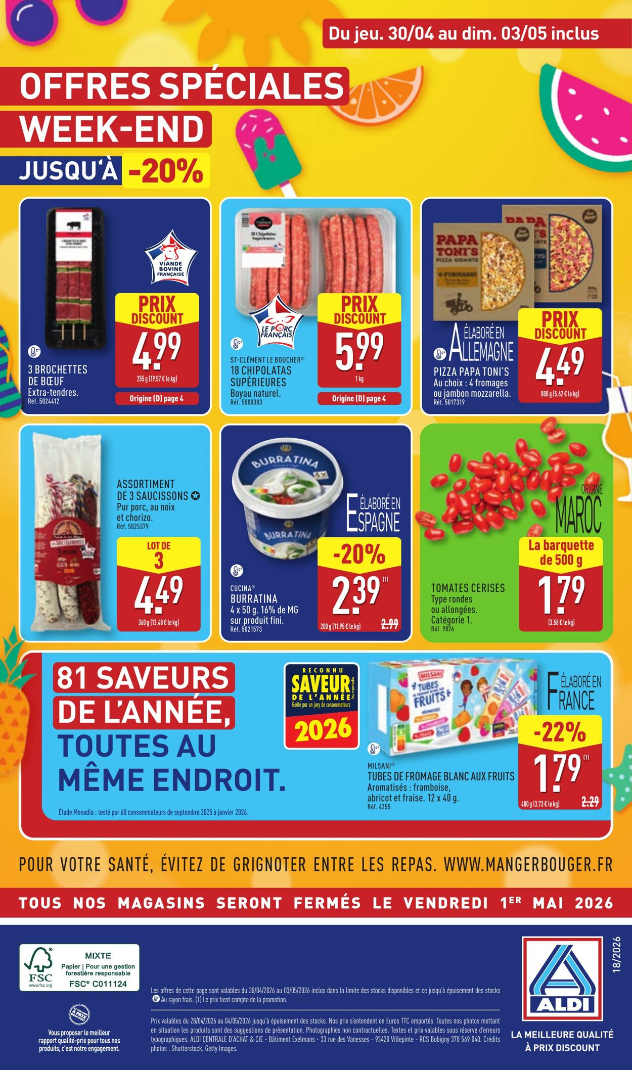 Catalogue Aldi 28.04.2026 - 04.05.2026