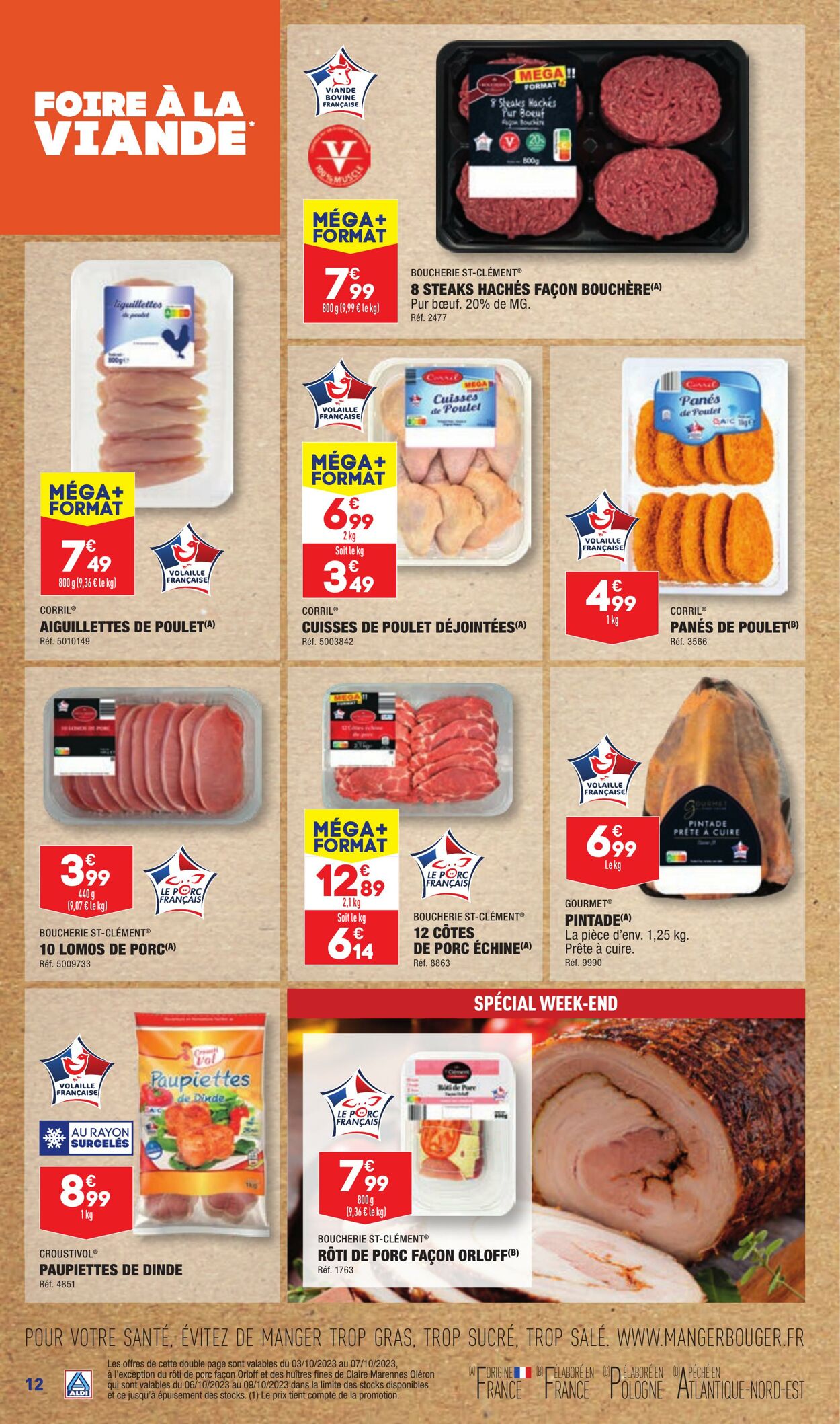 Catalogue Aldi 03.10.2023 - 09.10.2023