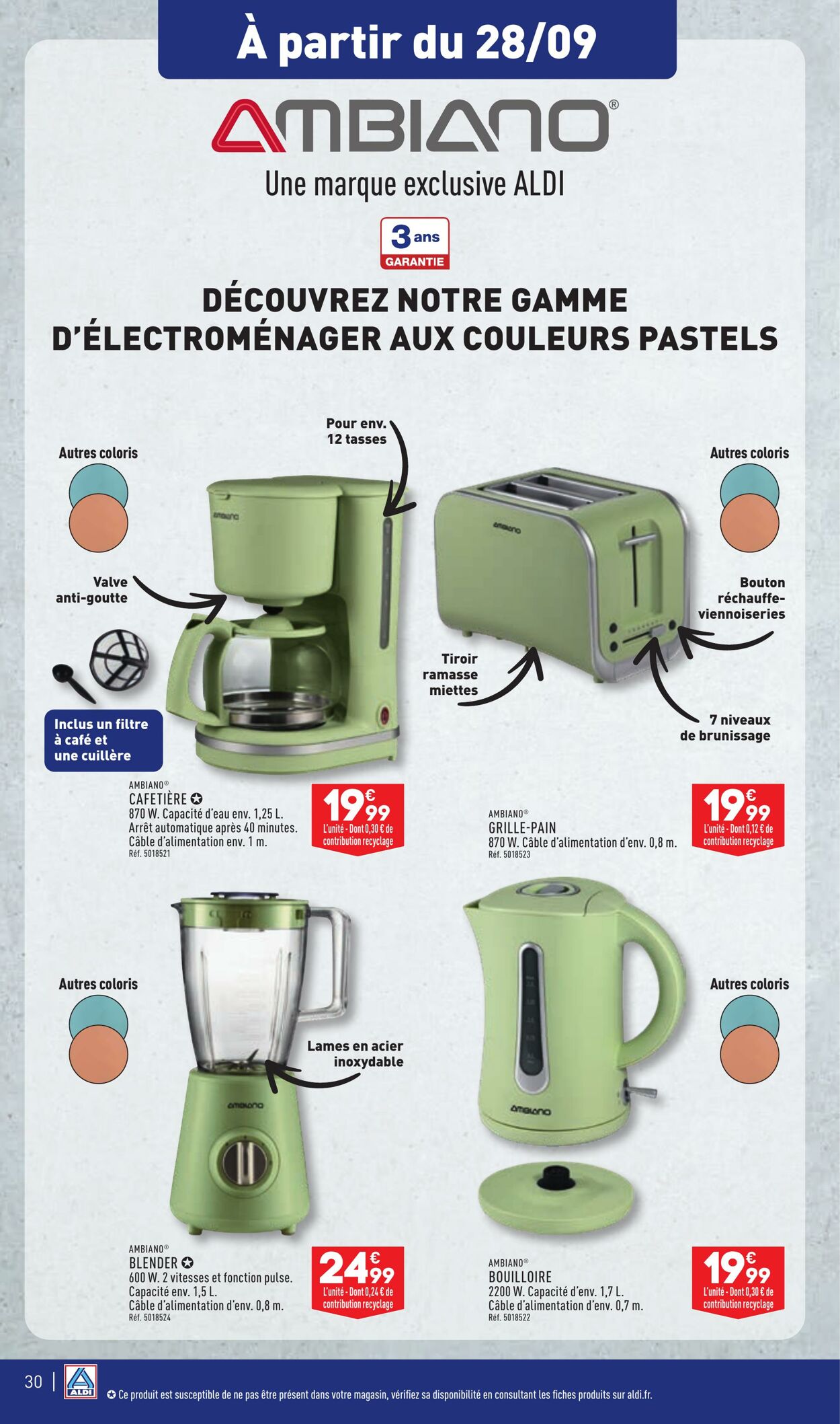 Catalogue Aldi 17.09.2024 - 23.09.2024