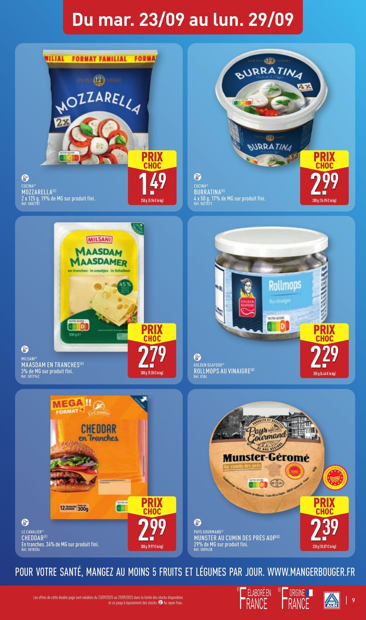 Catalogue Aldi 16.09.2025 - 22.09.2025