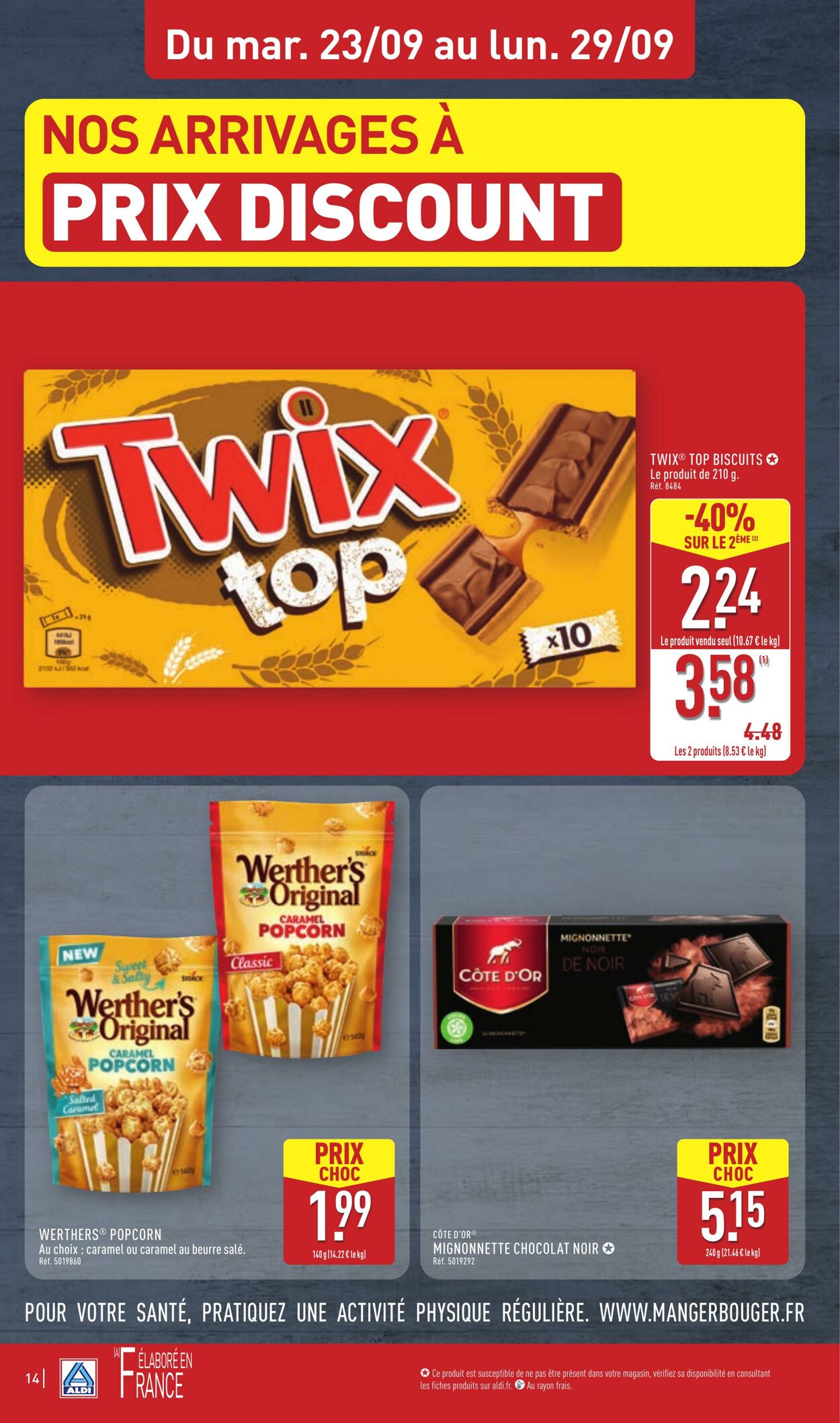 Catalogue Aldi 16.09.2025 - 22.09.2025