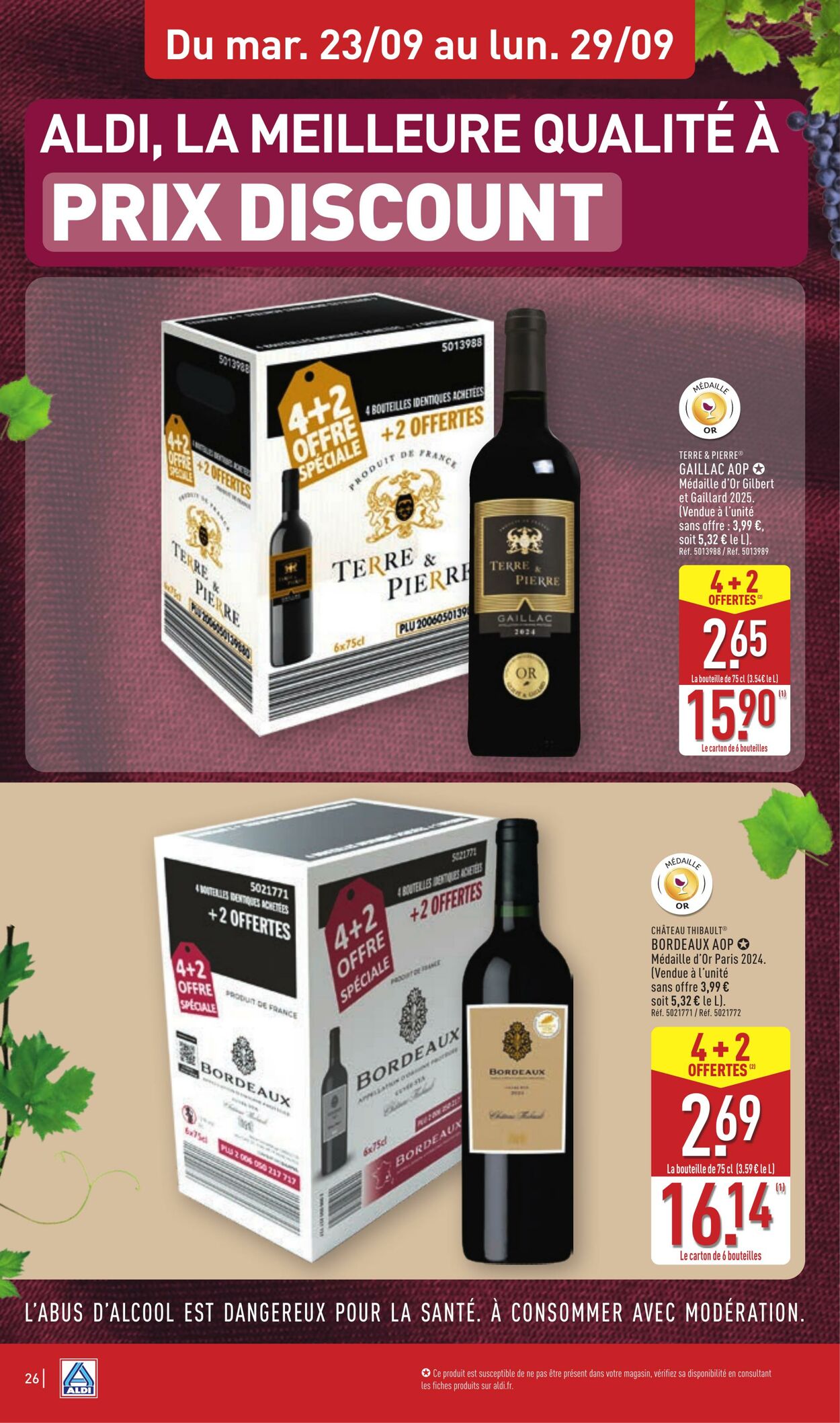 Catalogue Aldi 16.09.2025 - 22.09.2025