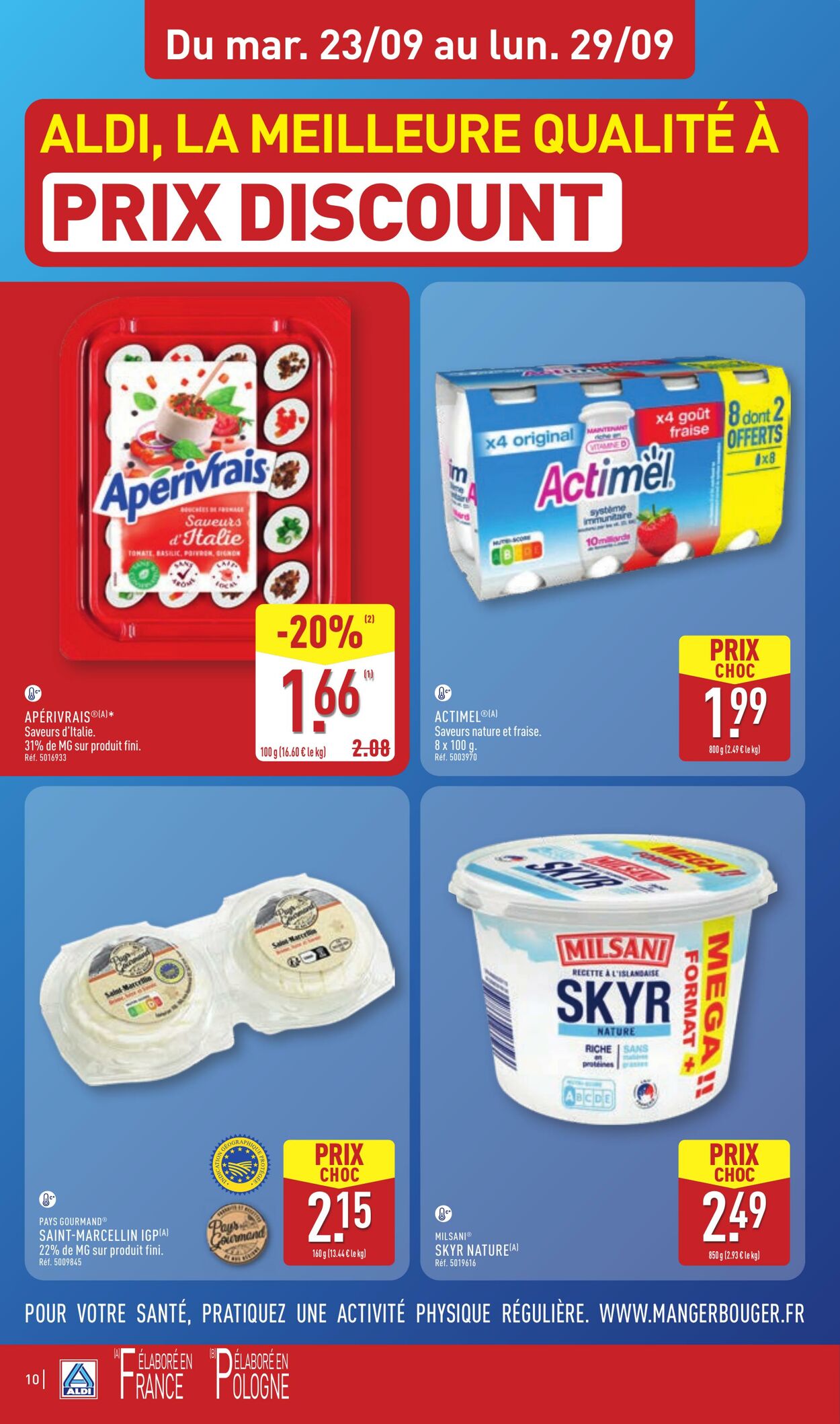 Catalogue Aldi 16.09.2025 - 22.09.2025
