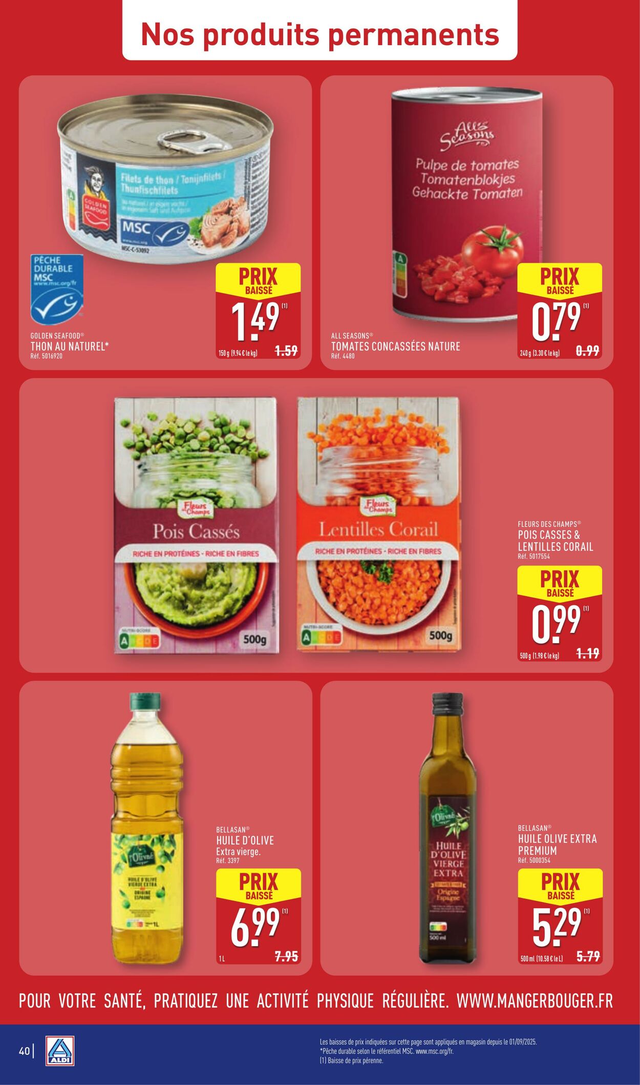 Catalogue Aldi 16.09.2025 - 22.09.2025