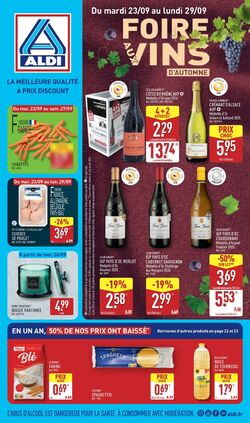 Catalogue Aldi 16.09.2025 - 22.09.2025