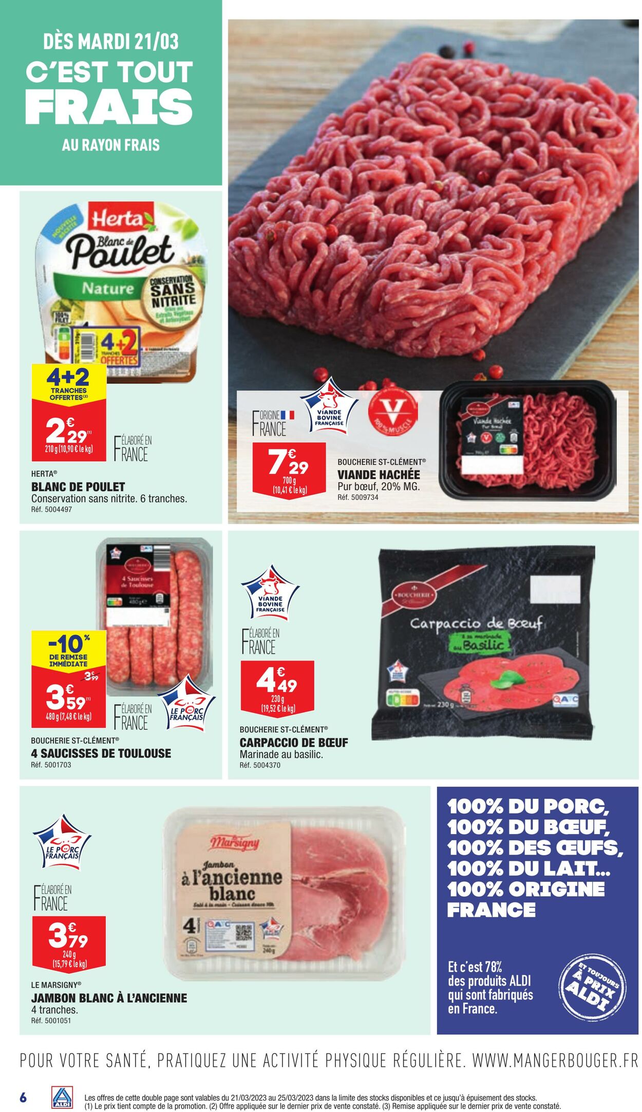 Catalogue Aldi 21.03.2023 - 27.03.2023